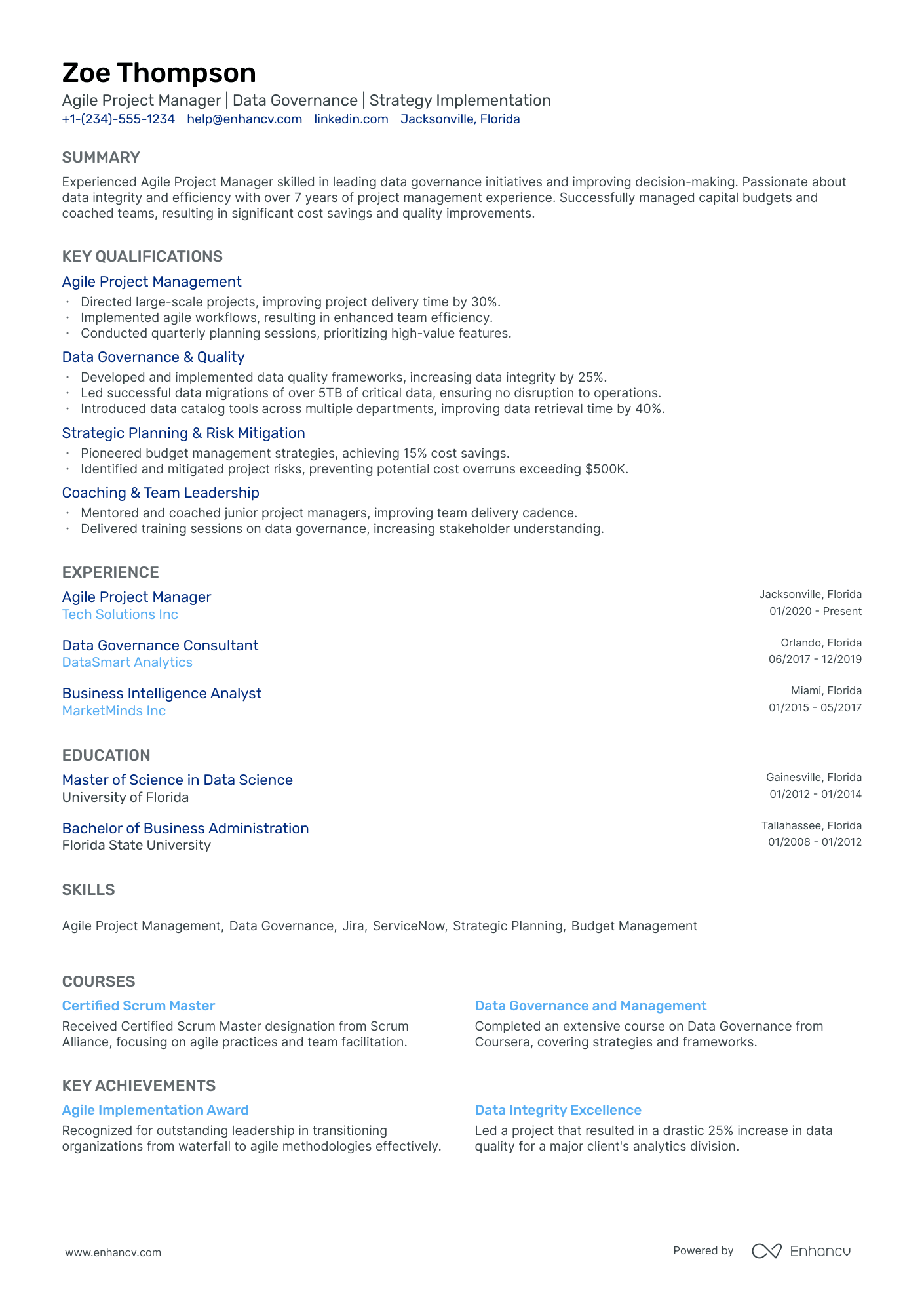 Classic Functional Resume 2024