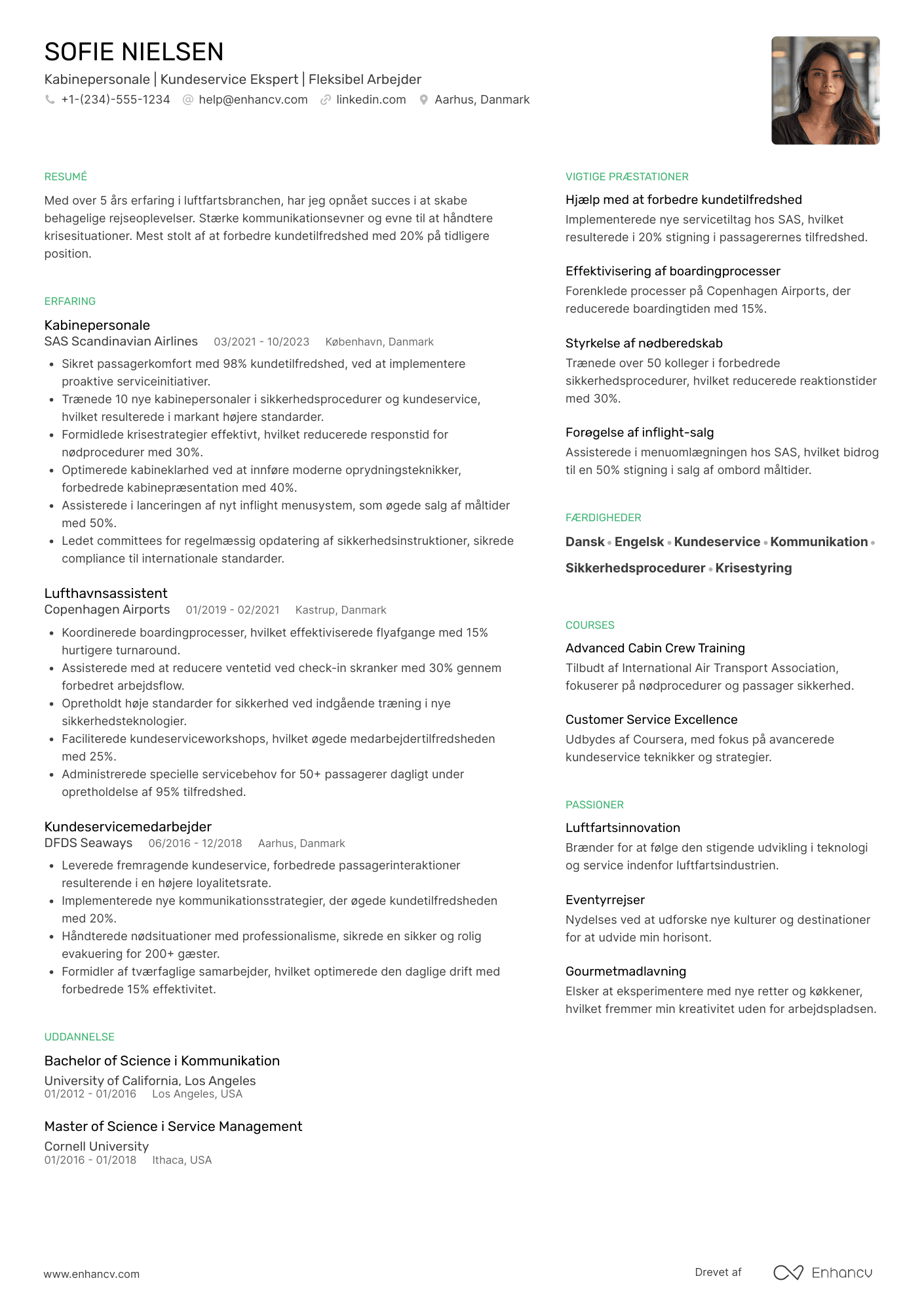 Kabinepersonale CV
