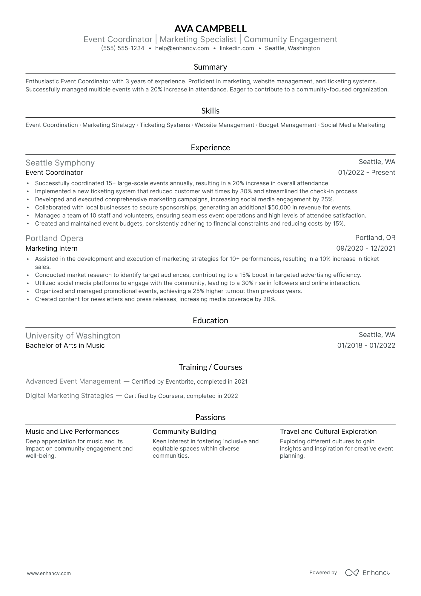 Event Marketing Coordinator Resume Example Resume Example