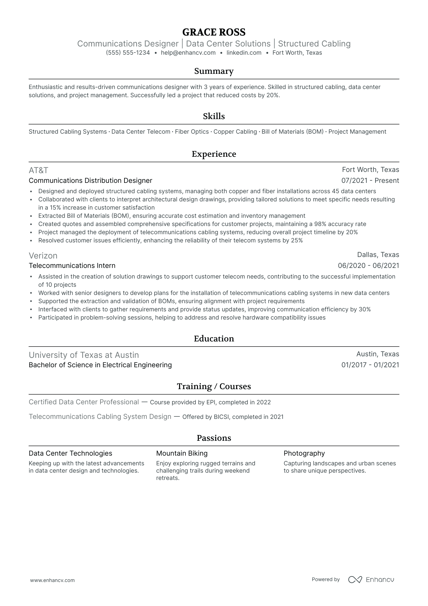 Data Solution Engineer resume example