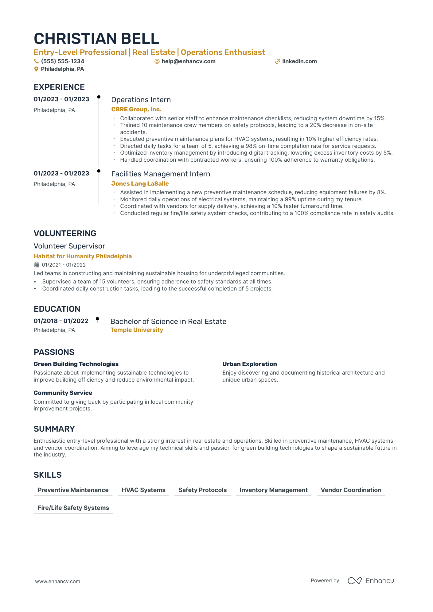 Entry-Level Data Engineer resume example