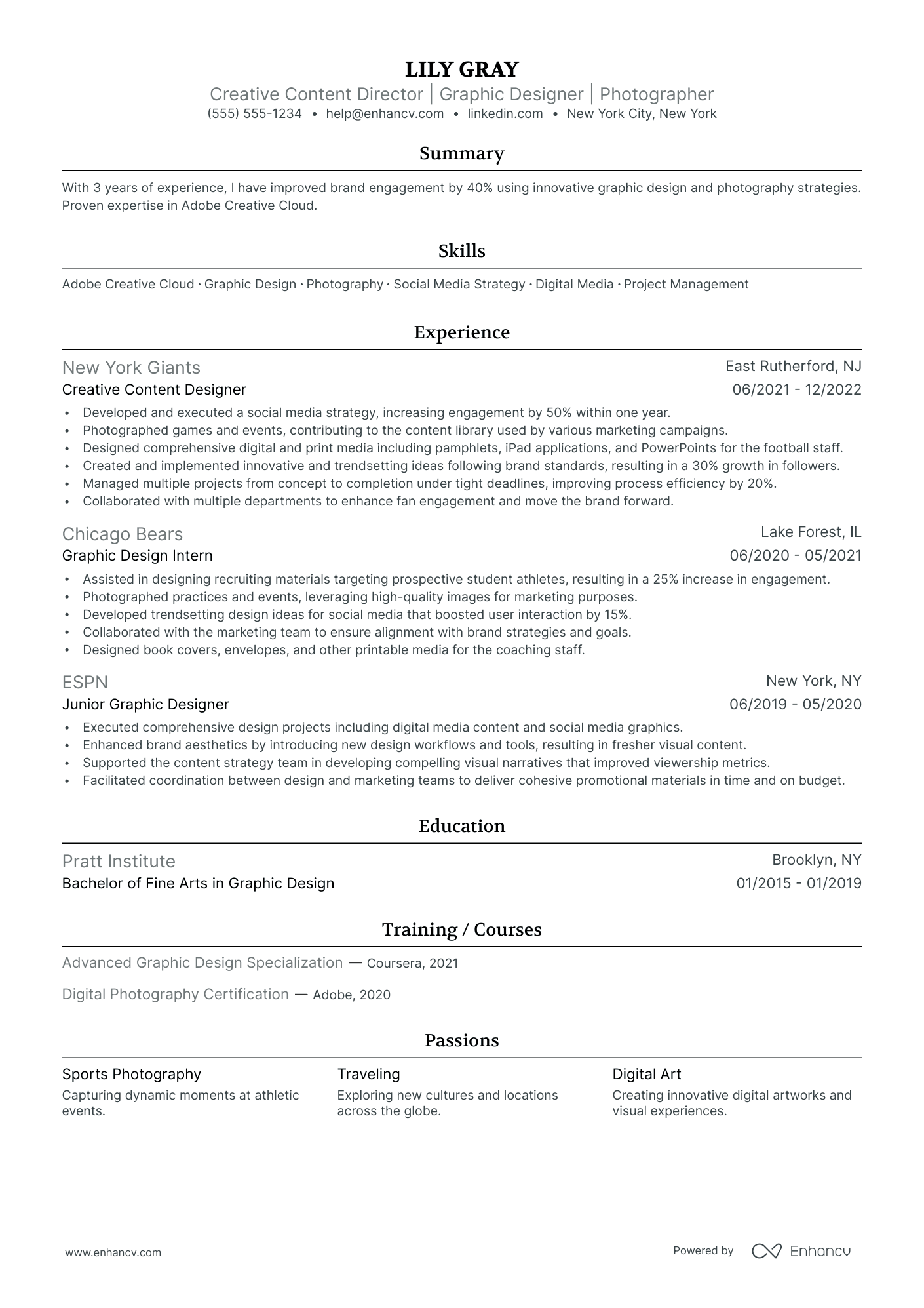 Creative Director of Content Resume Example Resume Example