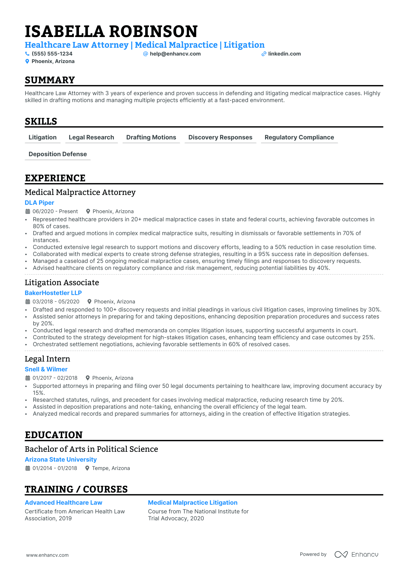 Medical Malpractice Lawyer Resume Example Resume Example