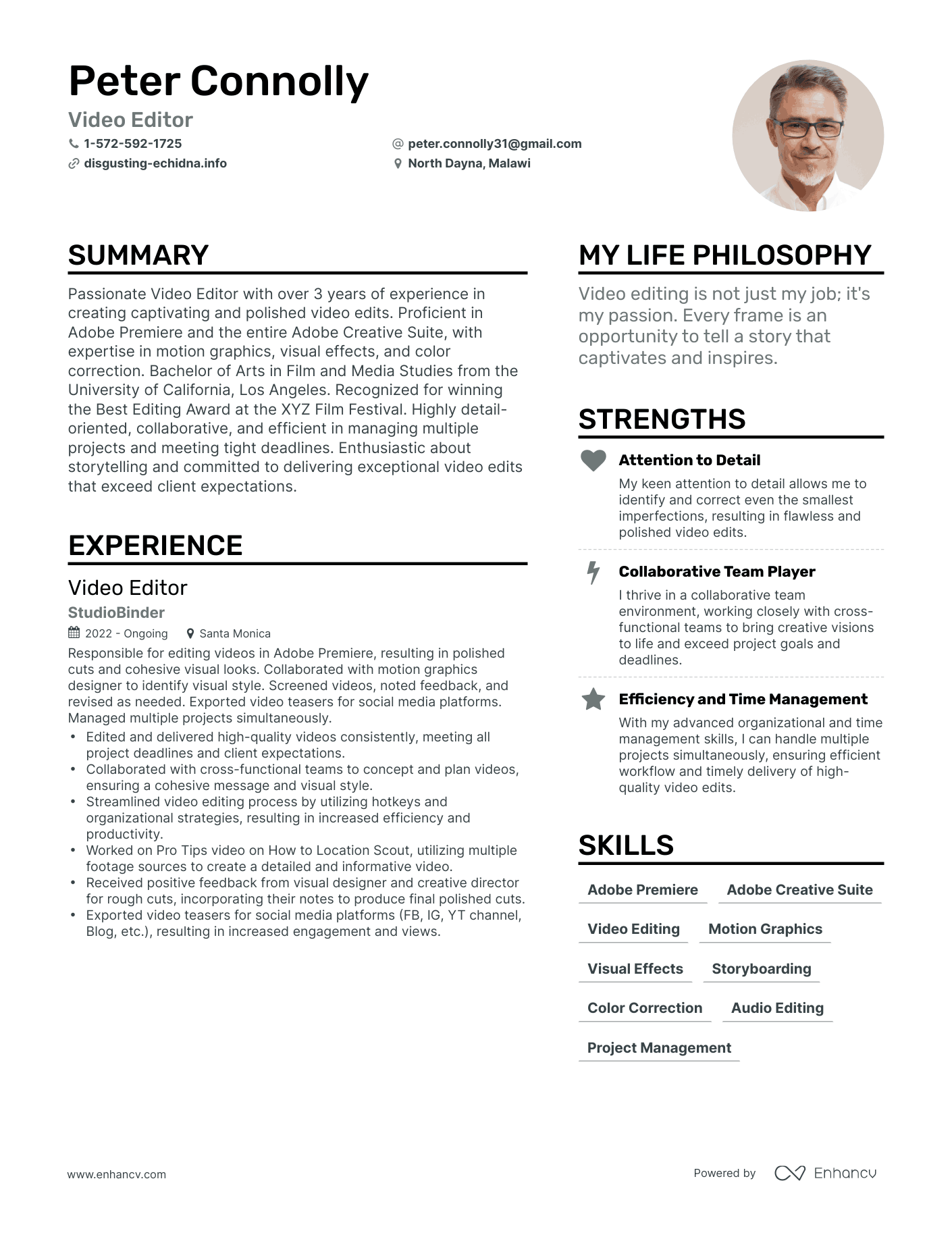 Video Editor Cv Template Free Download At Kelly Puente Blog Video Editor Cv Template Free Download At Kelly Puente Blog