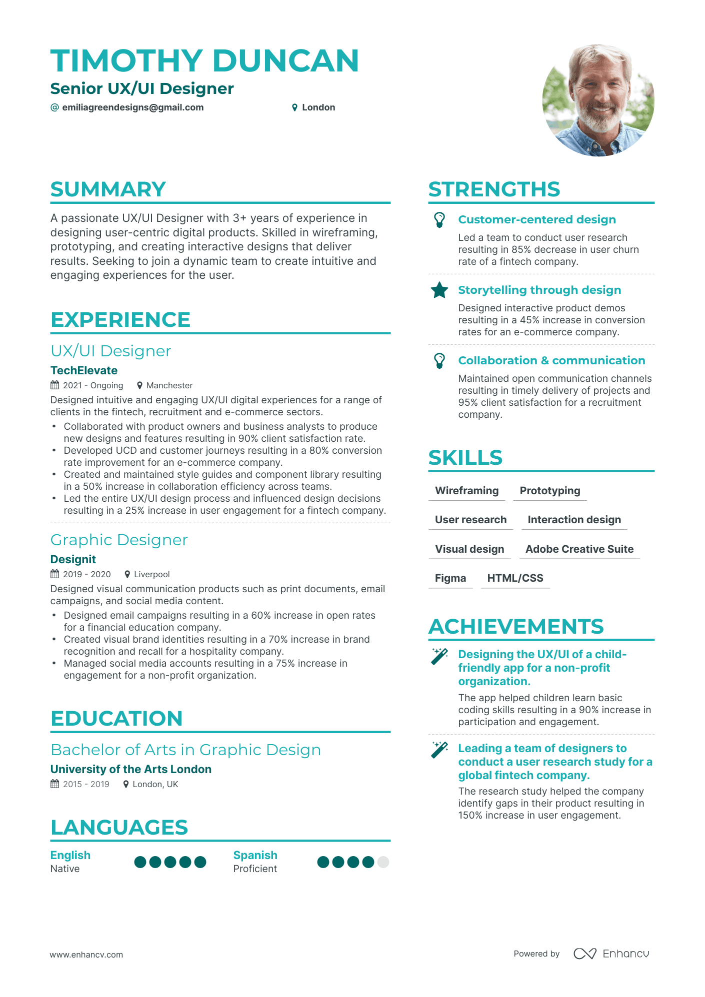 3 UI Designer CV Examples for 2023