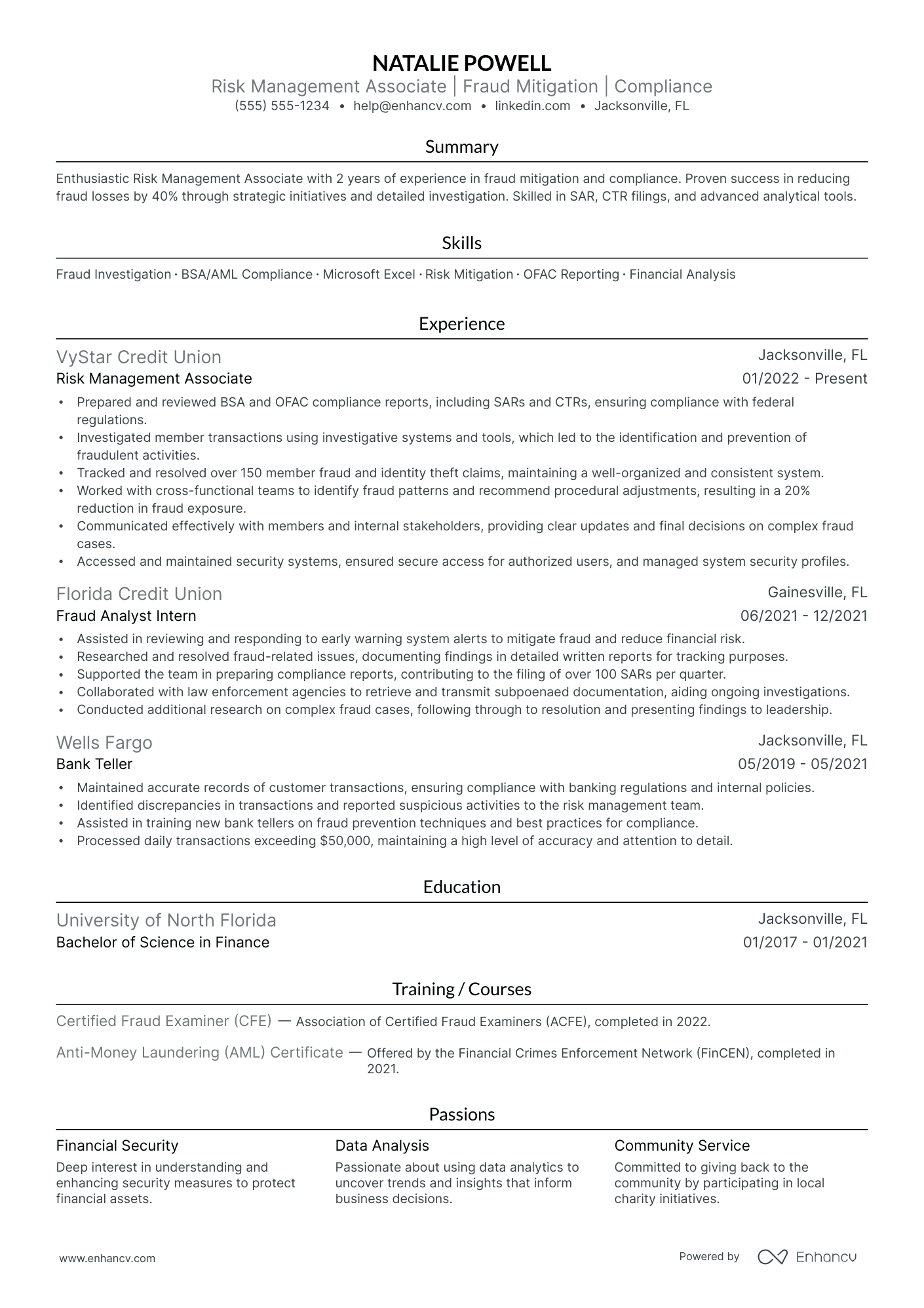 Risk Management Specialist Resume Example Resume Example