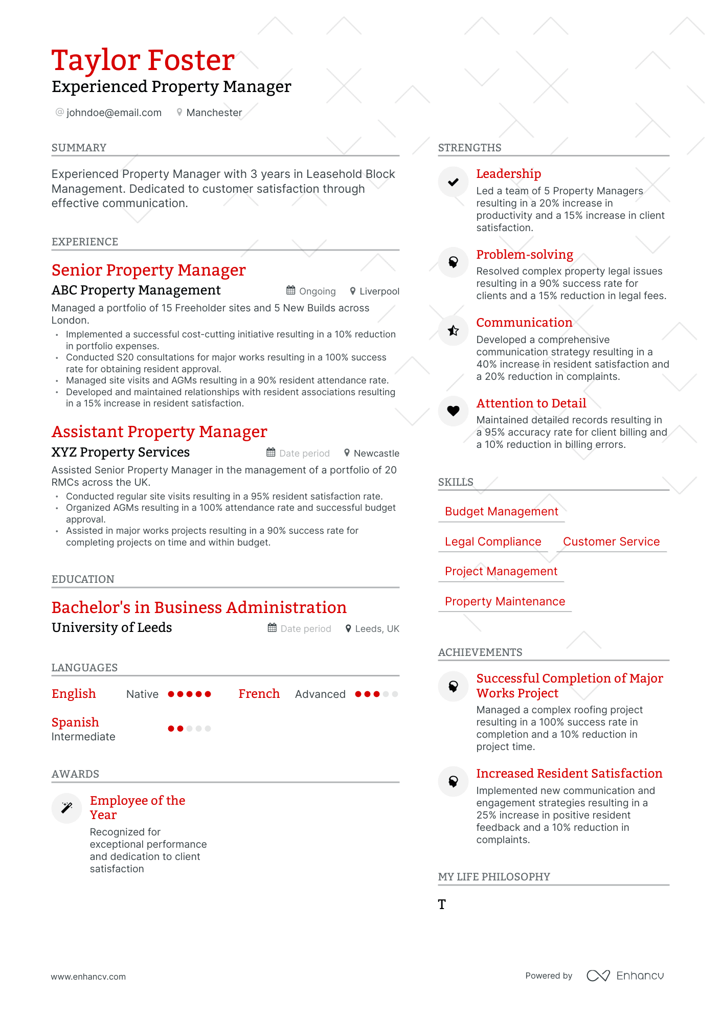 3 Property Manager CV Examples For 2023 3-property-manager-cv-examples-for-2023
