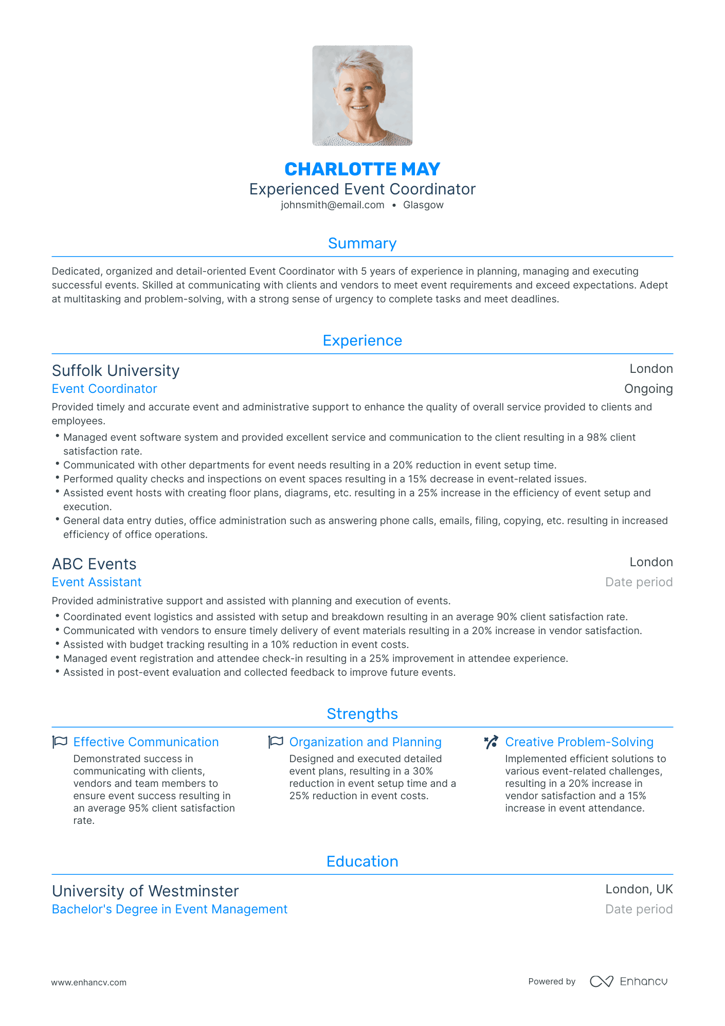 3 Event Coordinator CV Examples for 2023