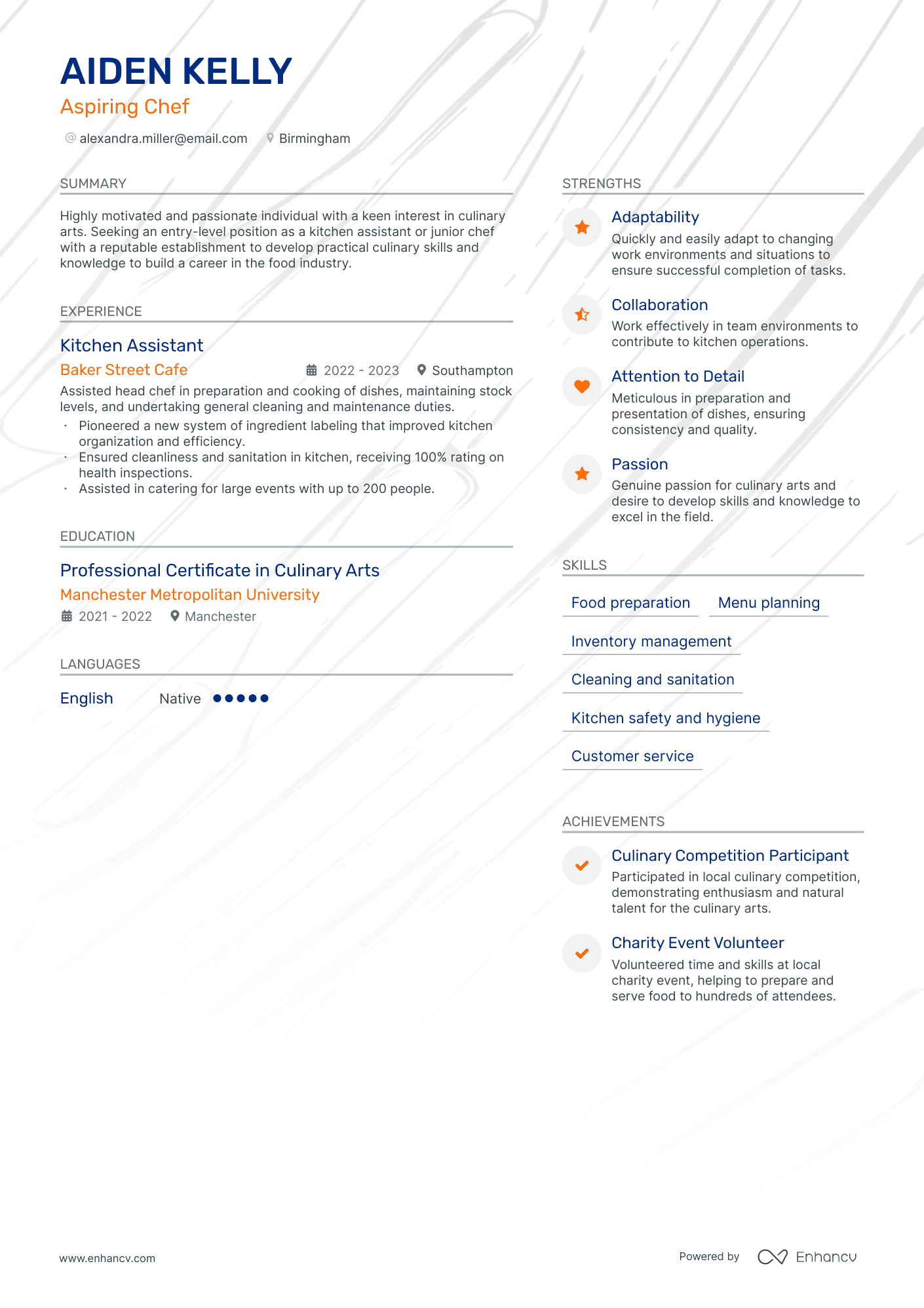 3 Chef CV Examples For 2024   Image 