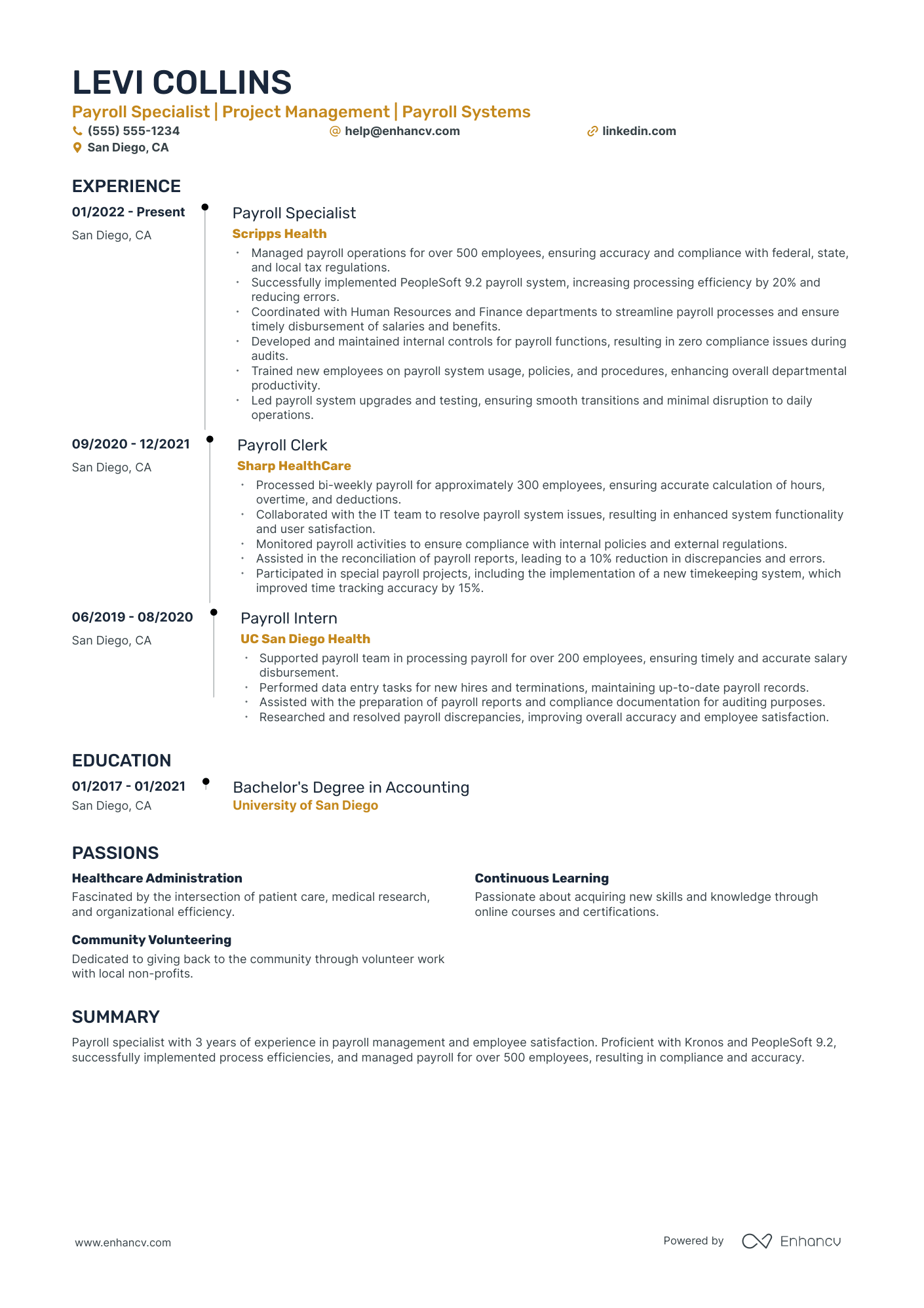 Director of Payroll and Tax Compliance Resume Example Resume Example