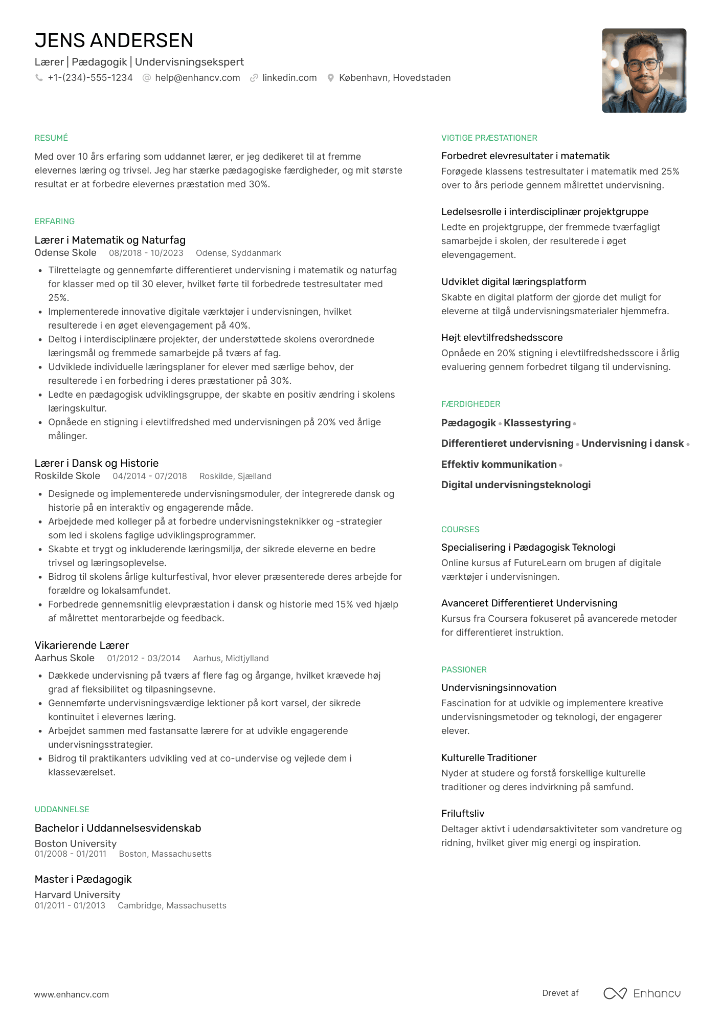 Lærer CV