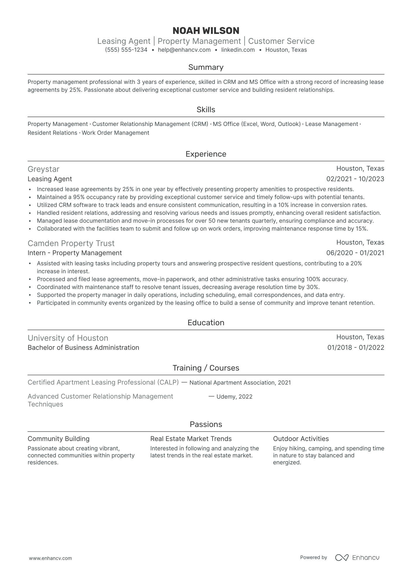 Industrial Leasing Agent Resume Example Resume Example