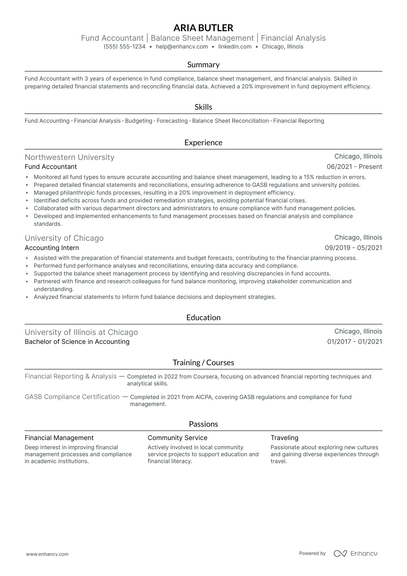 Fund Accountant Resume Example Resume Example