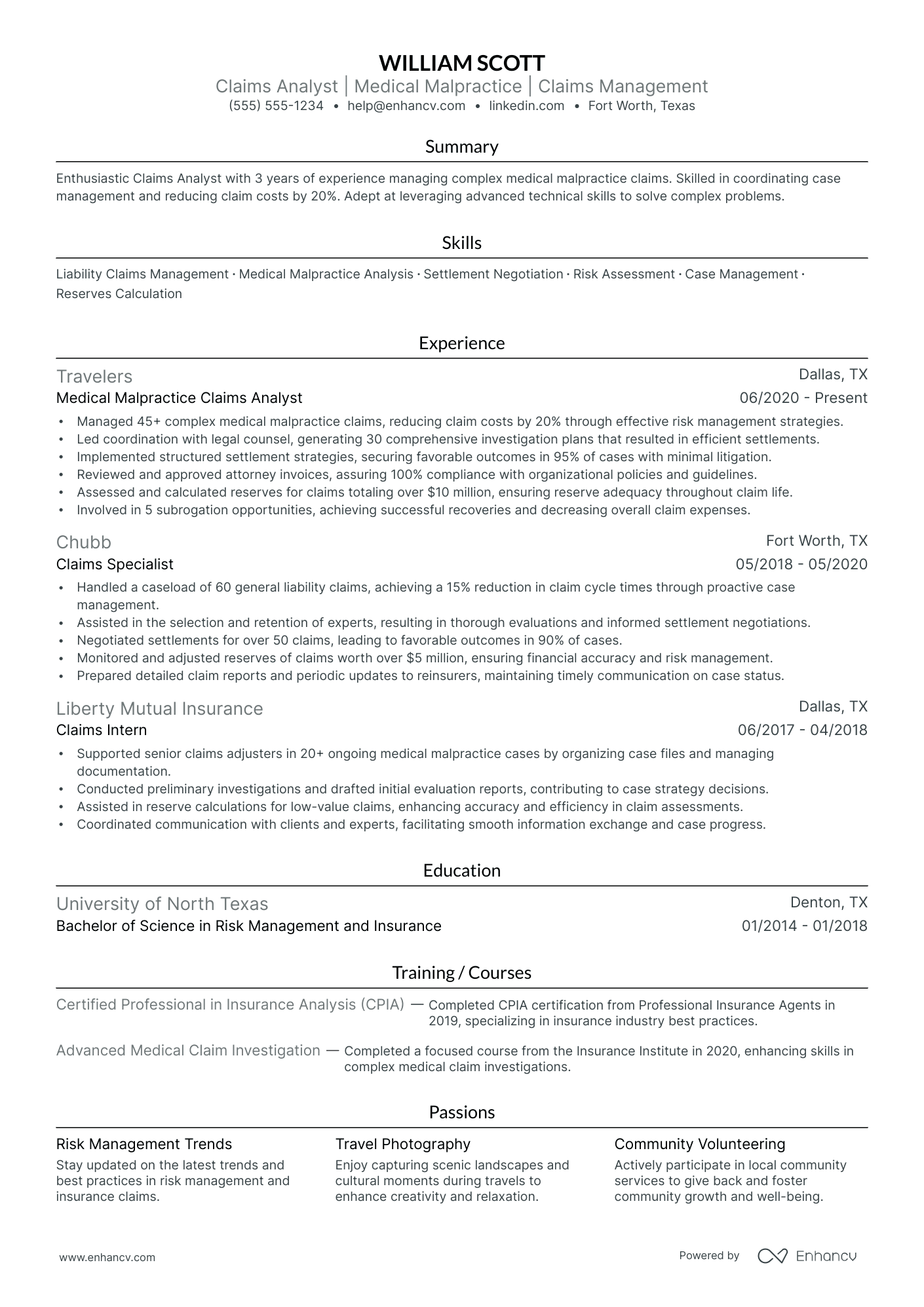 Liability Claim Adjuster Resume Example Resume Example