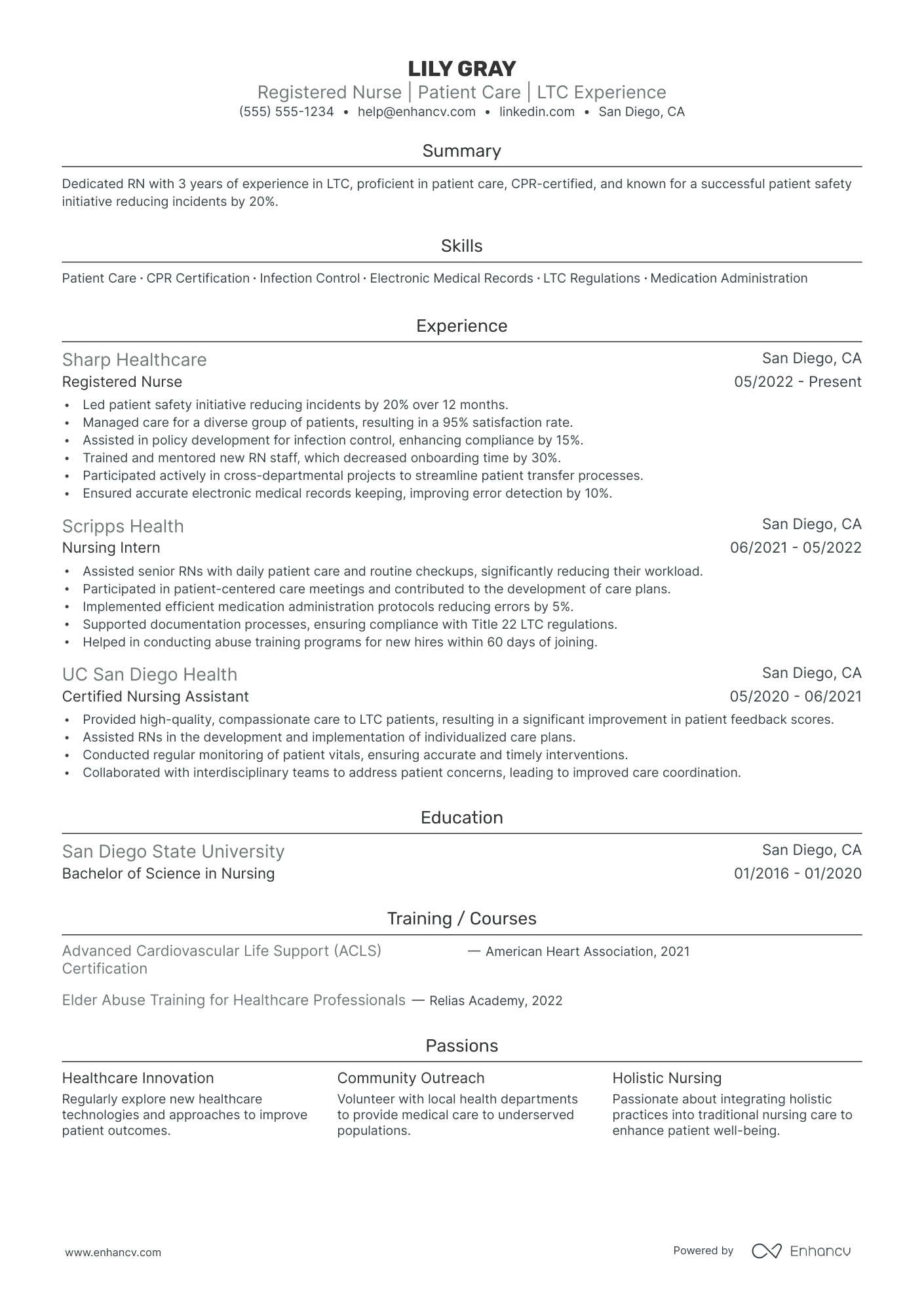 Travel Neonatal Intensive Care Unit Nurse (NICU RN) Resume Example Resume Example