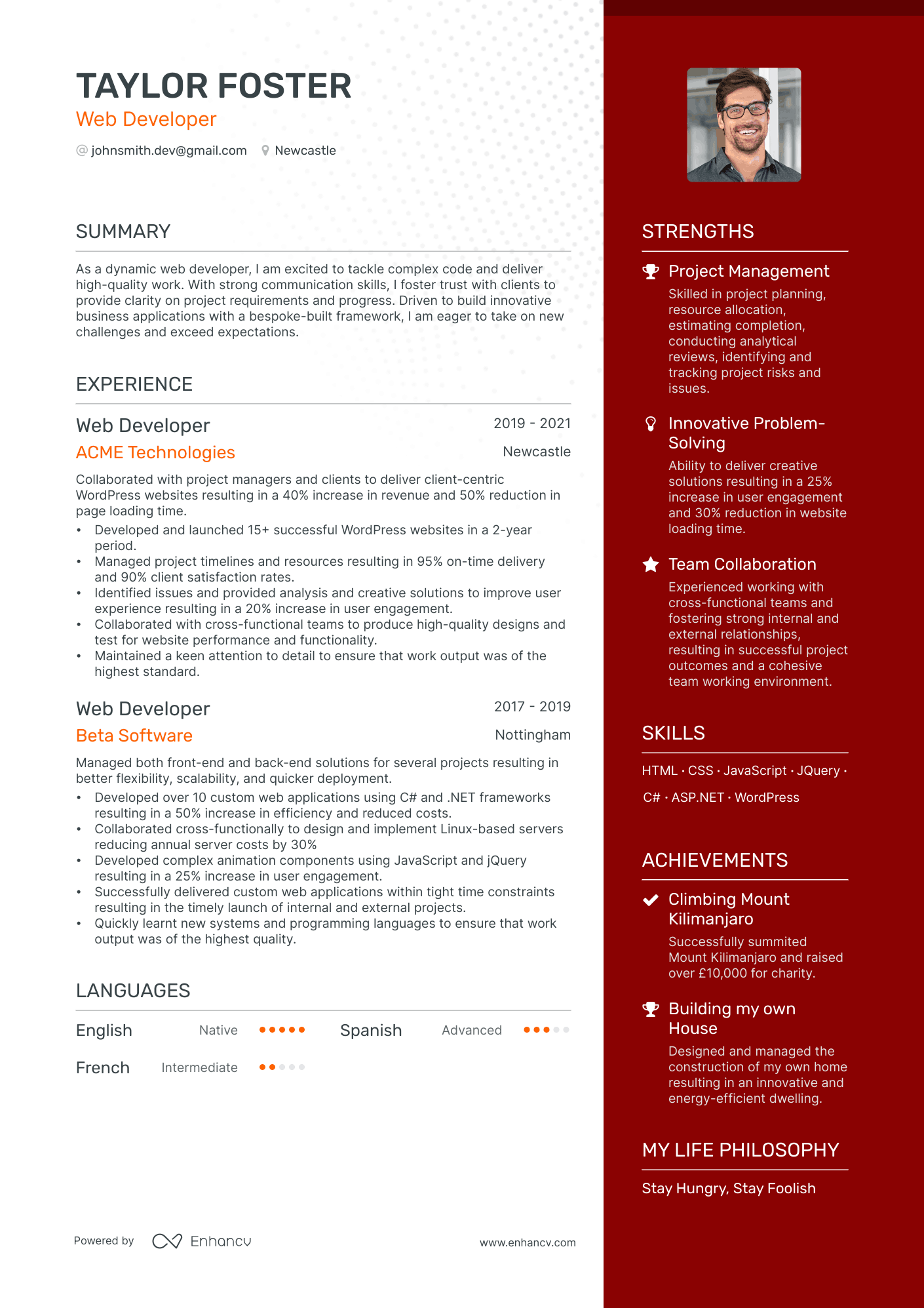 3 Developer CV Examples for 2024