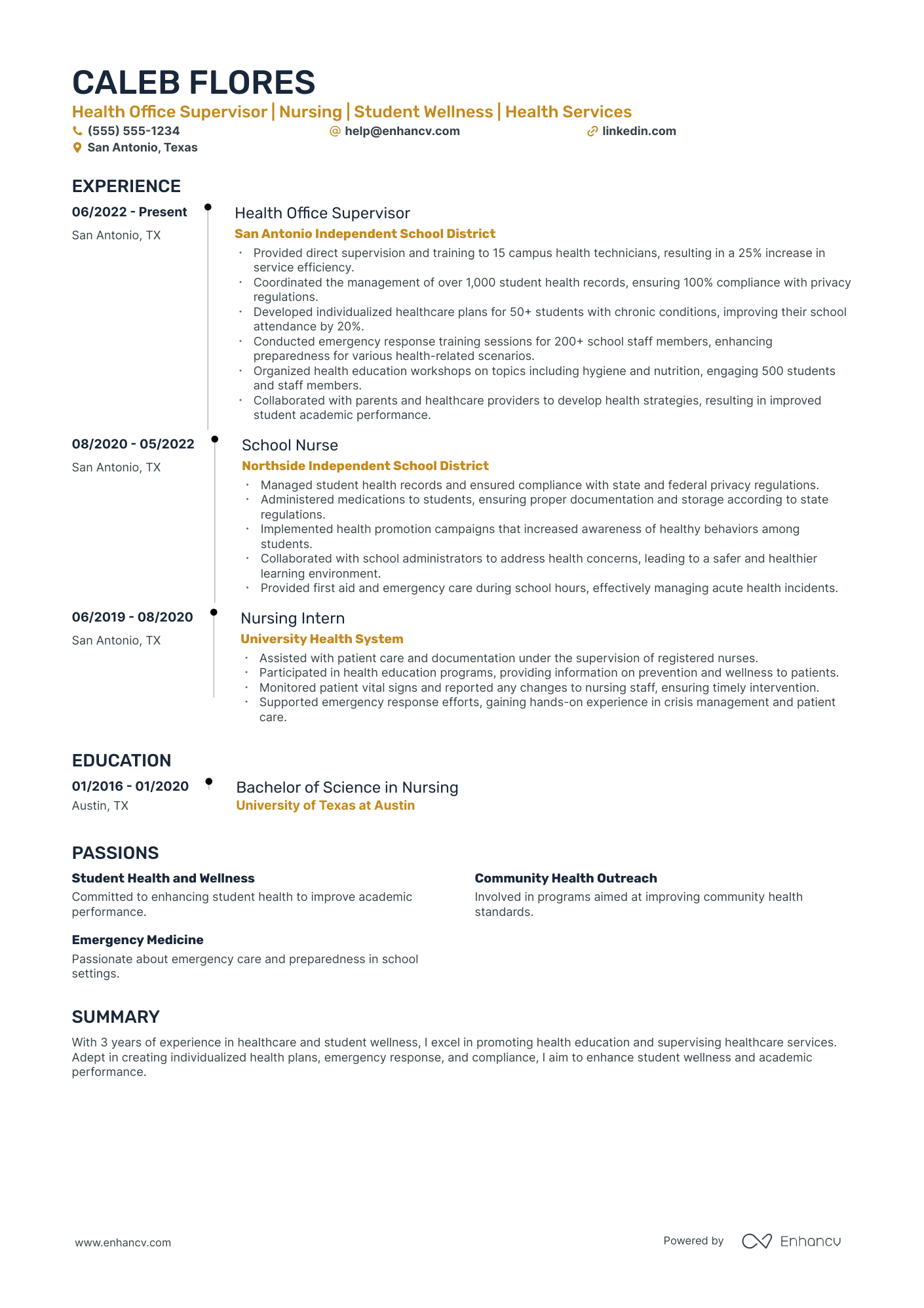 Office Administrator Supervisor resume example