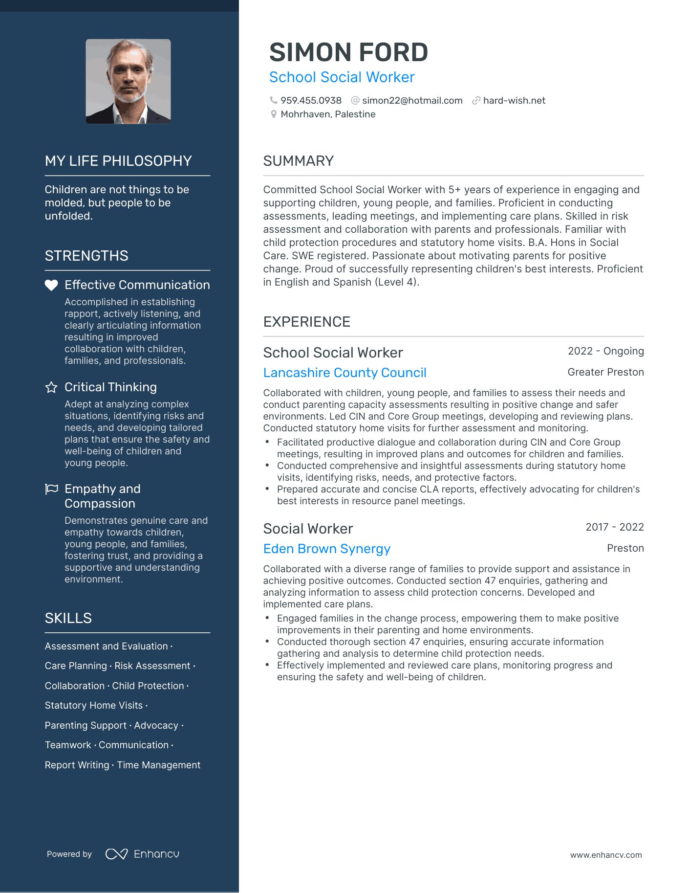 3 School Social Worker Resume Examples & How-To Guide for 2023