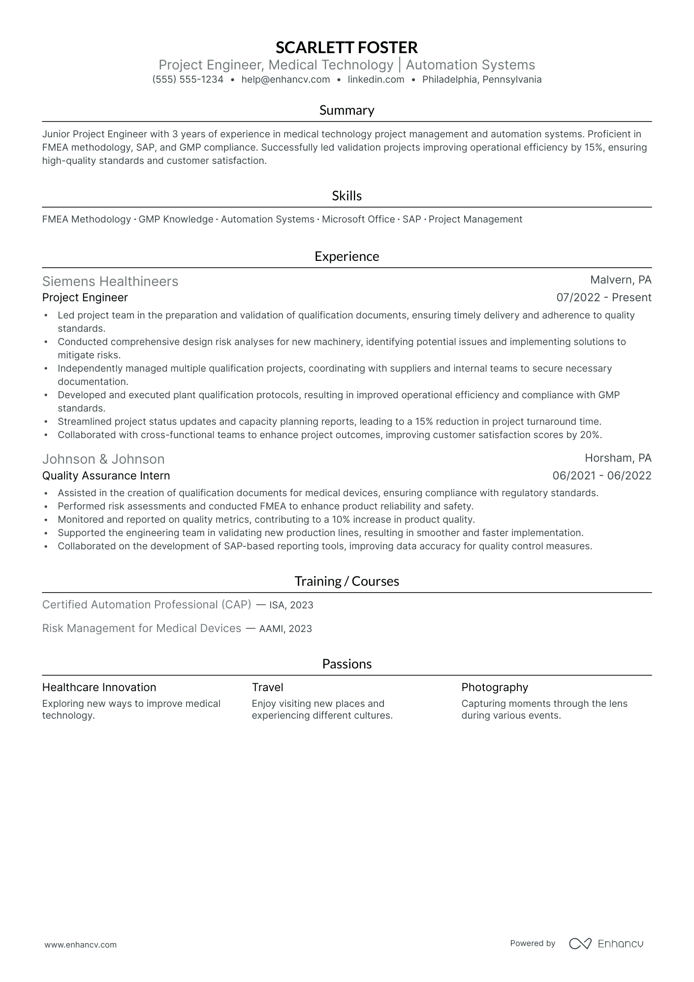 Senior Automation Engineer Resume Example Resume Example