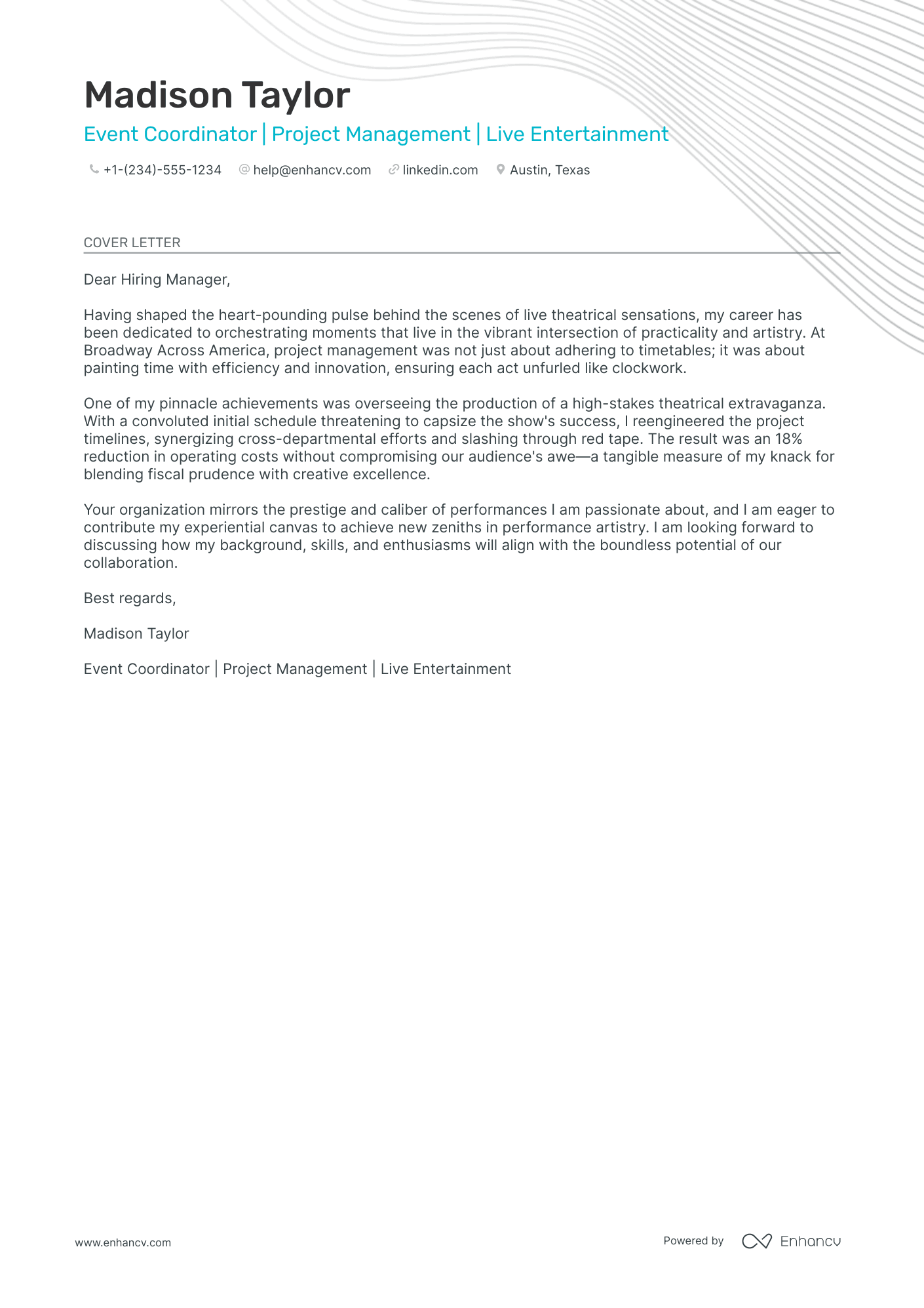 Production Assistant cover letter