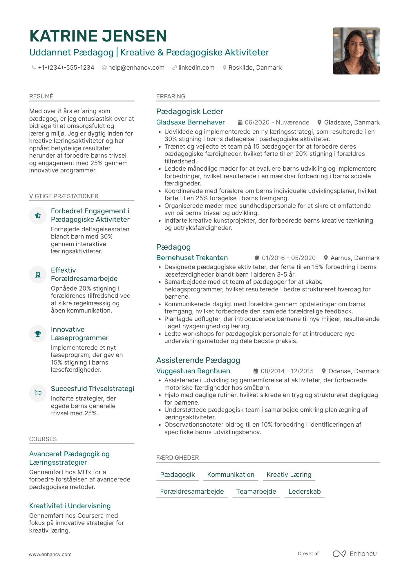 Paedagog CV