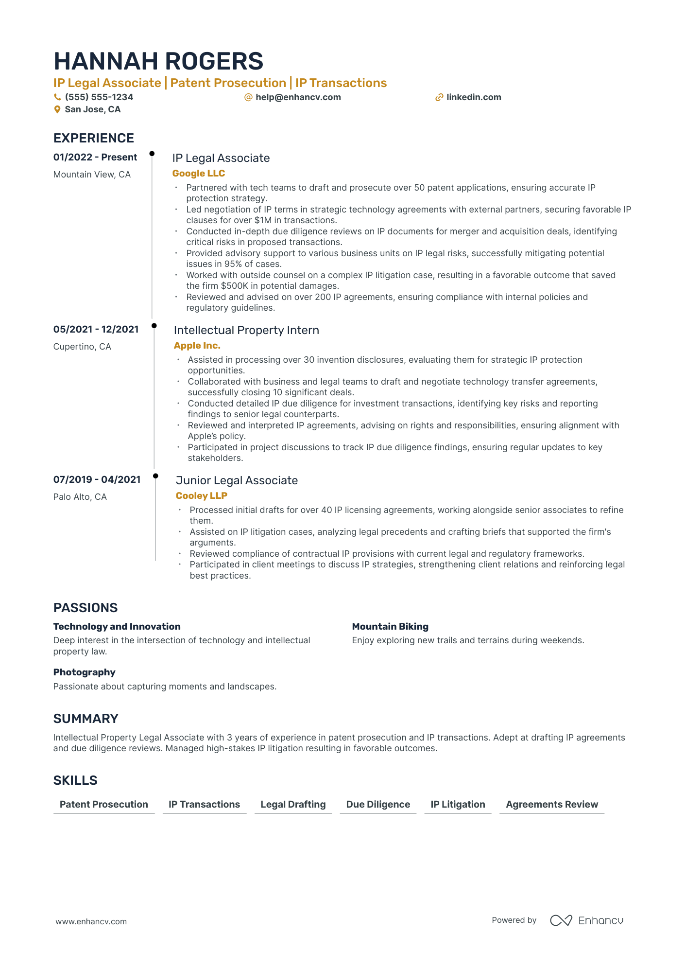 Intellectual Property Legal Assistant Resume Example Resume Example