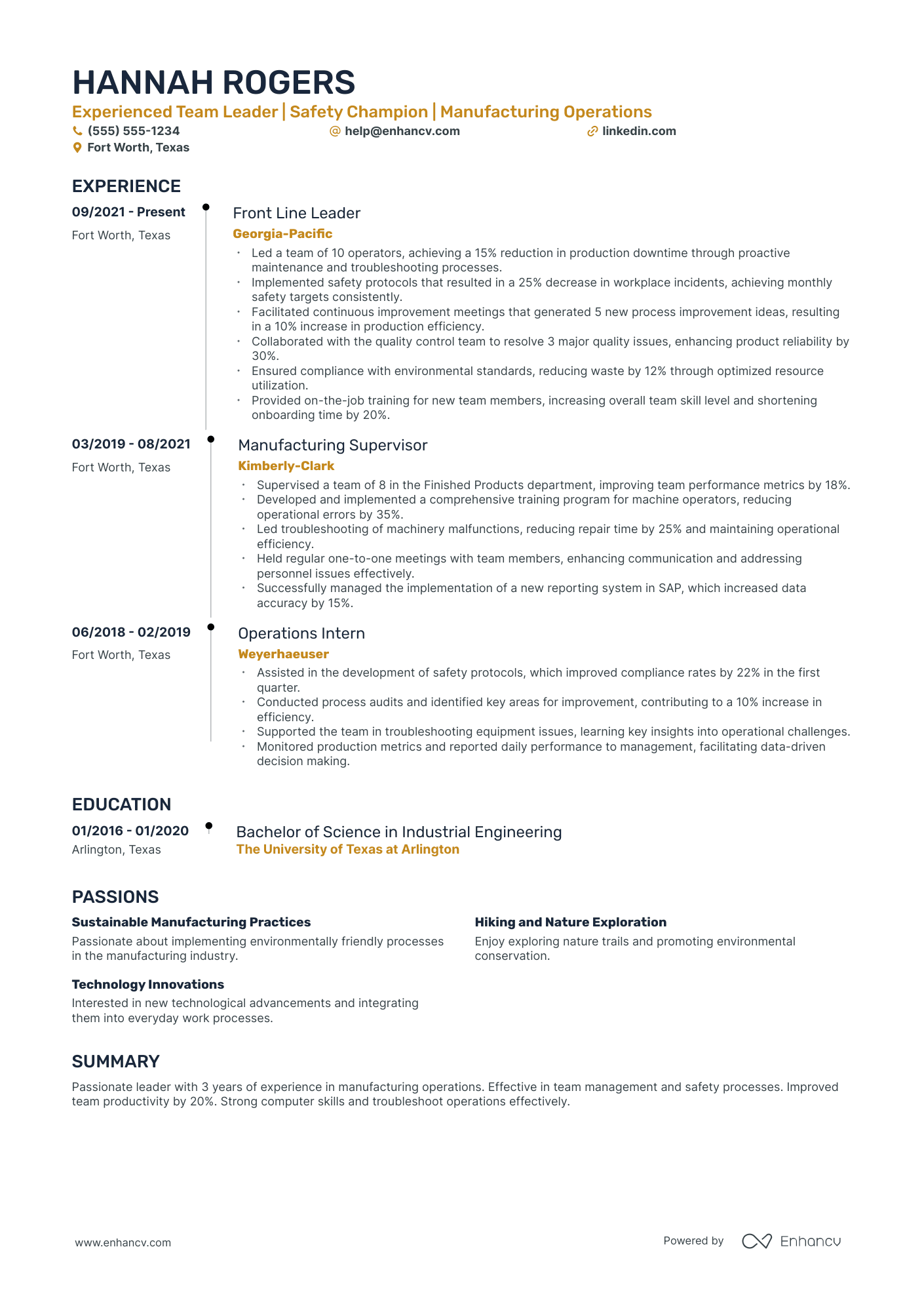 Lead Front End Developer resume example