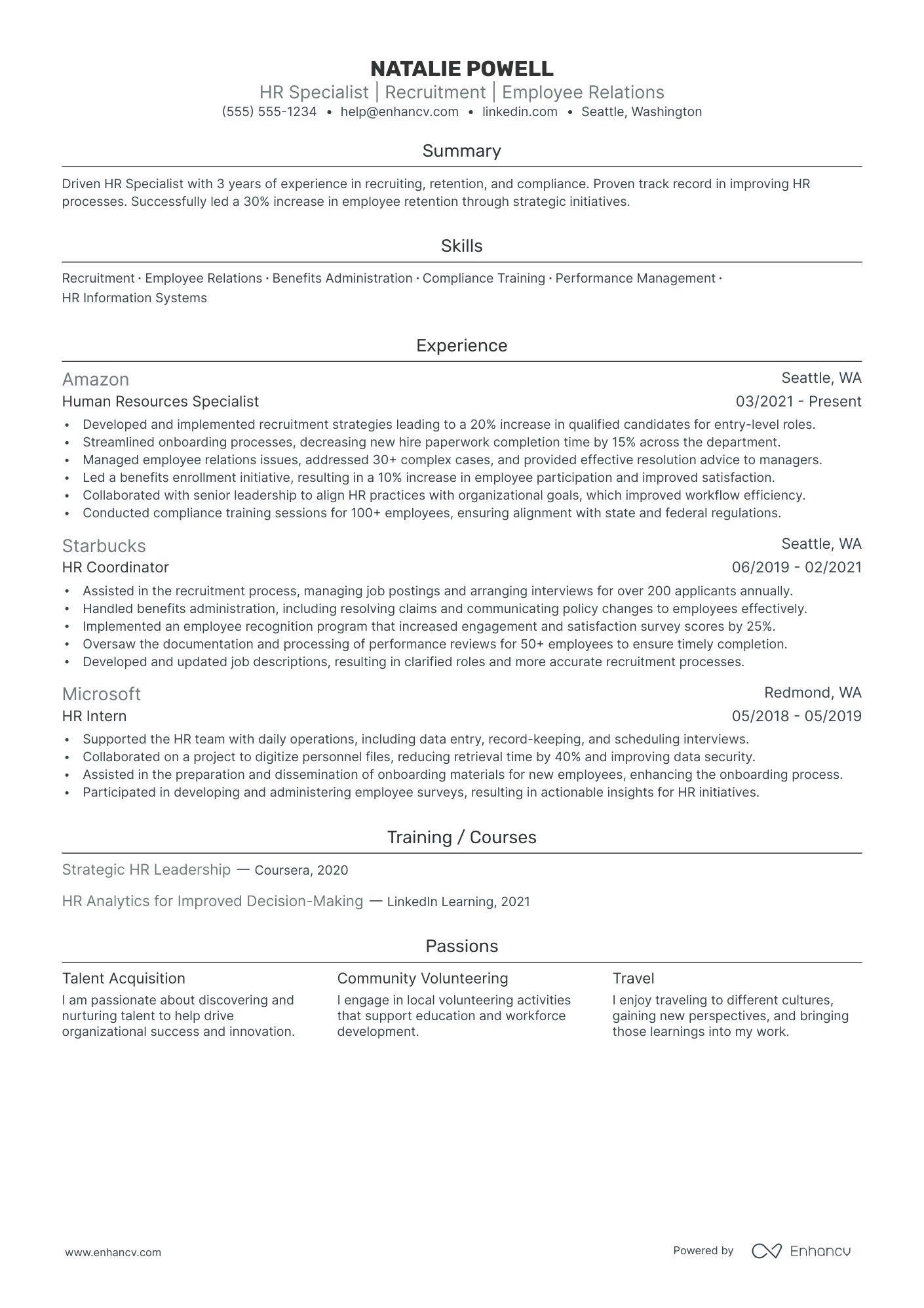 HR Director - Performance Management Resume Example Resume Example