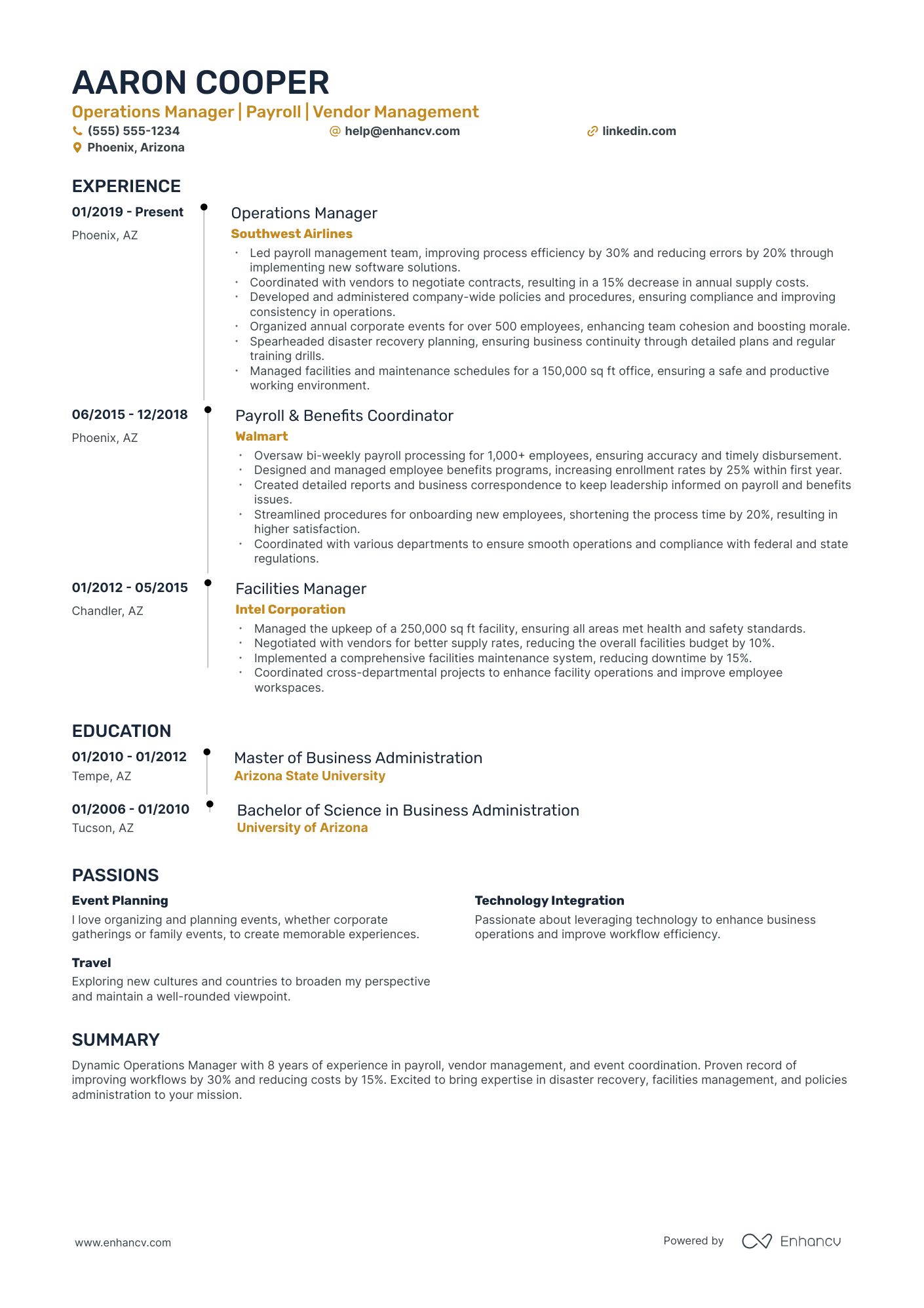 Junior Executive Assistant resume example