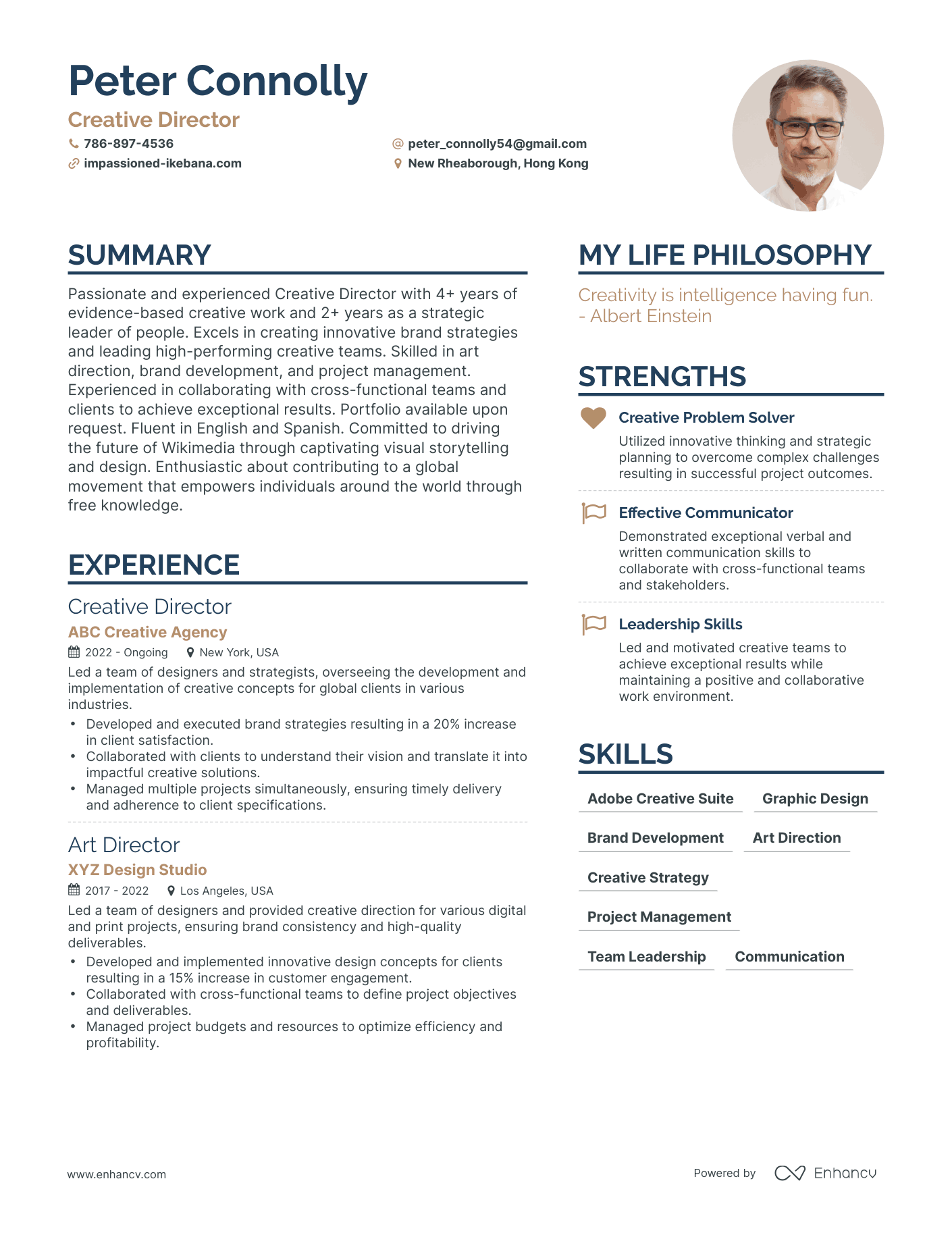 3 Creative Director Resume Examples How To Guide For 2024