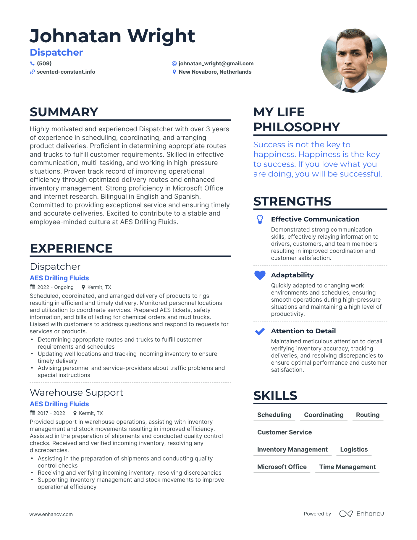 3 Dispatcher Resume Examples How To Guide For 2024