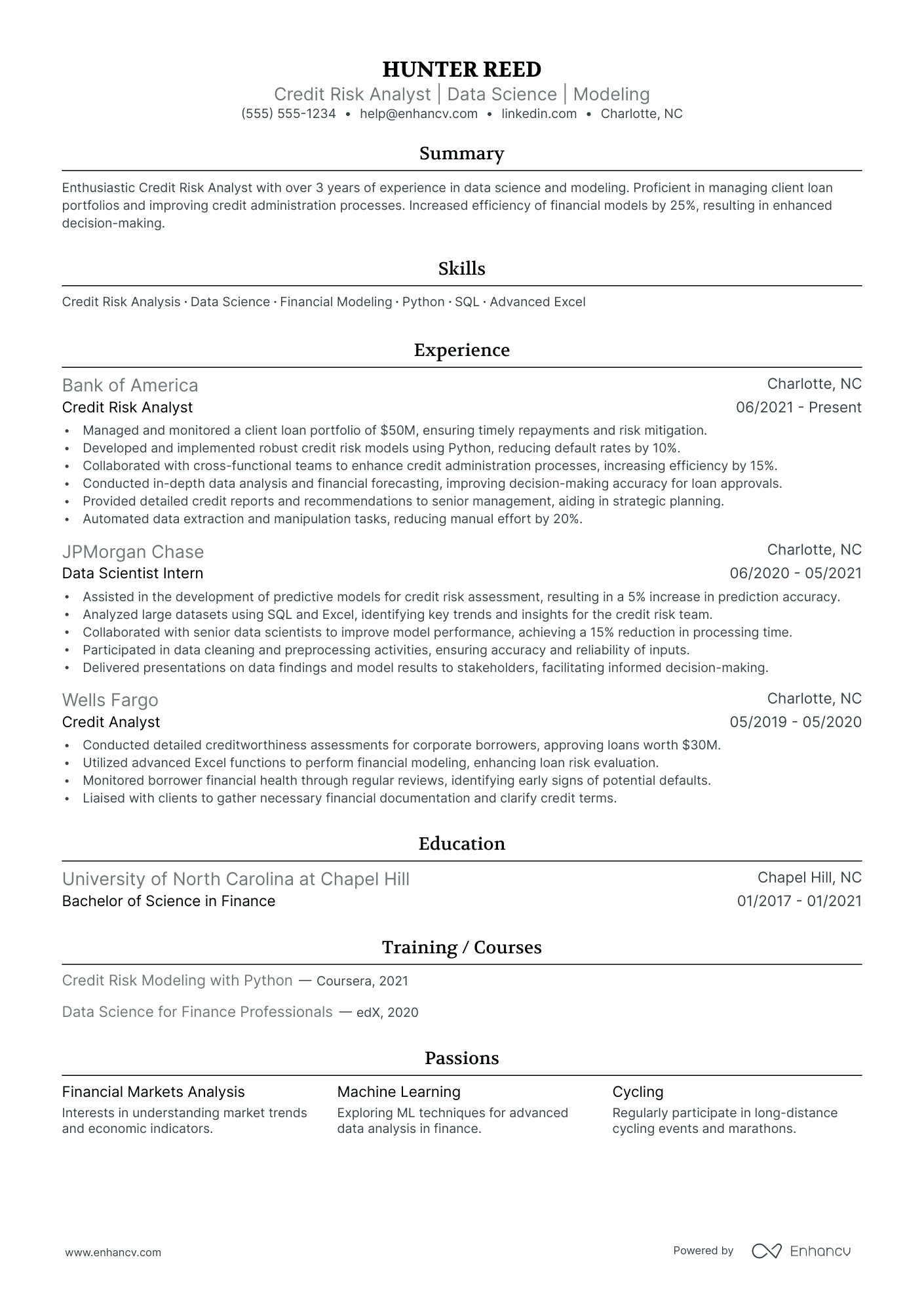 Credit Risk Analyst Resume Example Resume Example