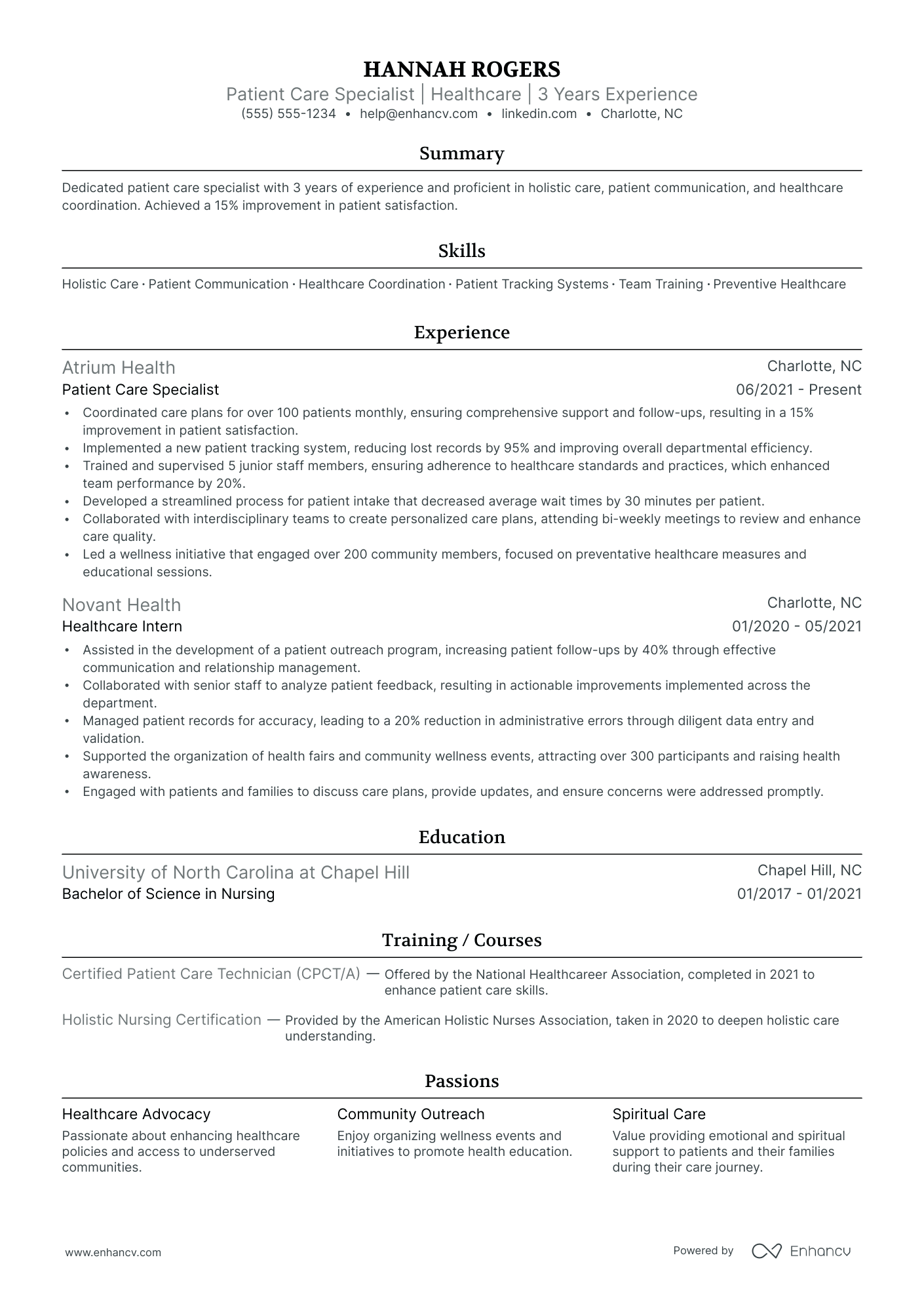 Online Marketing Manager resume example