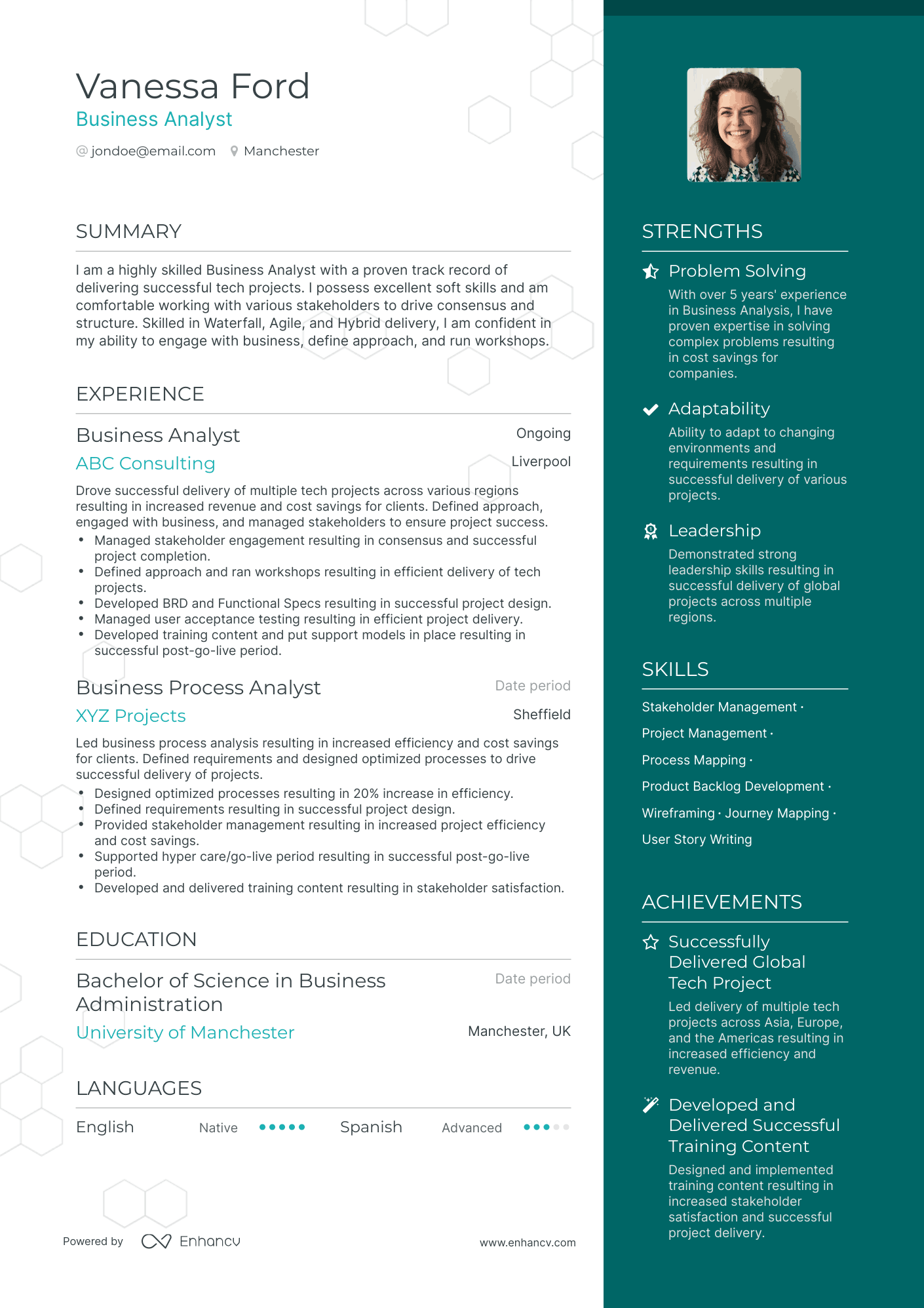 3 Business Analyst CV Examples for 2023