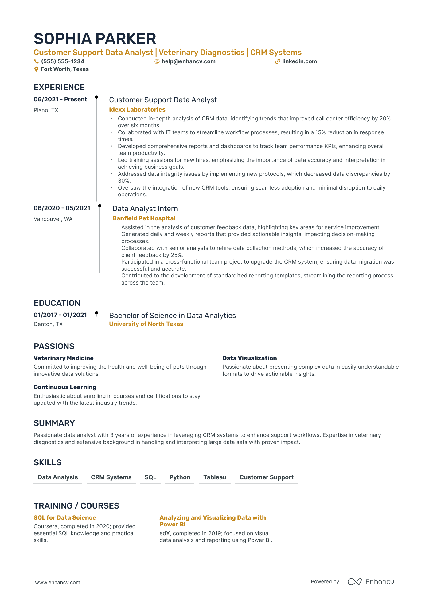 Call Center Data Analyst Resume Example Resume Example