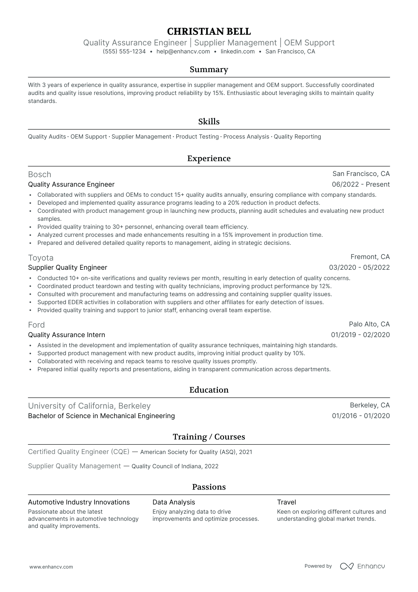 QA Engineer Consultant Resume Example Resume Example