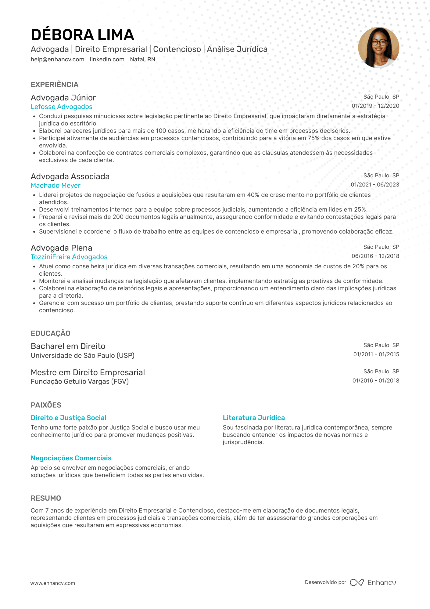 advogado CV