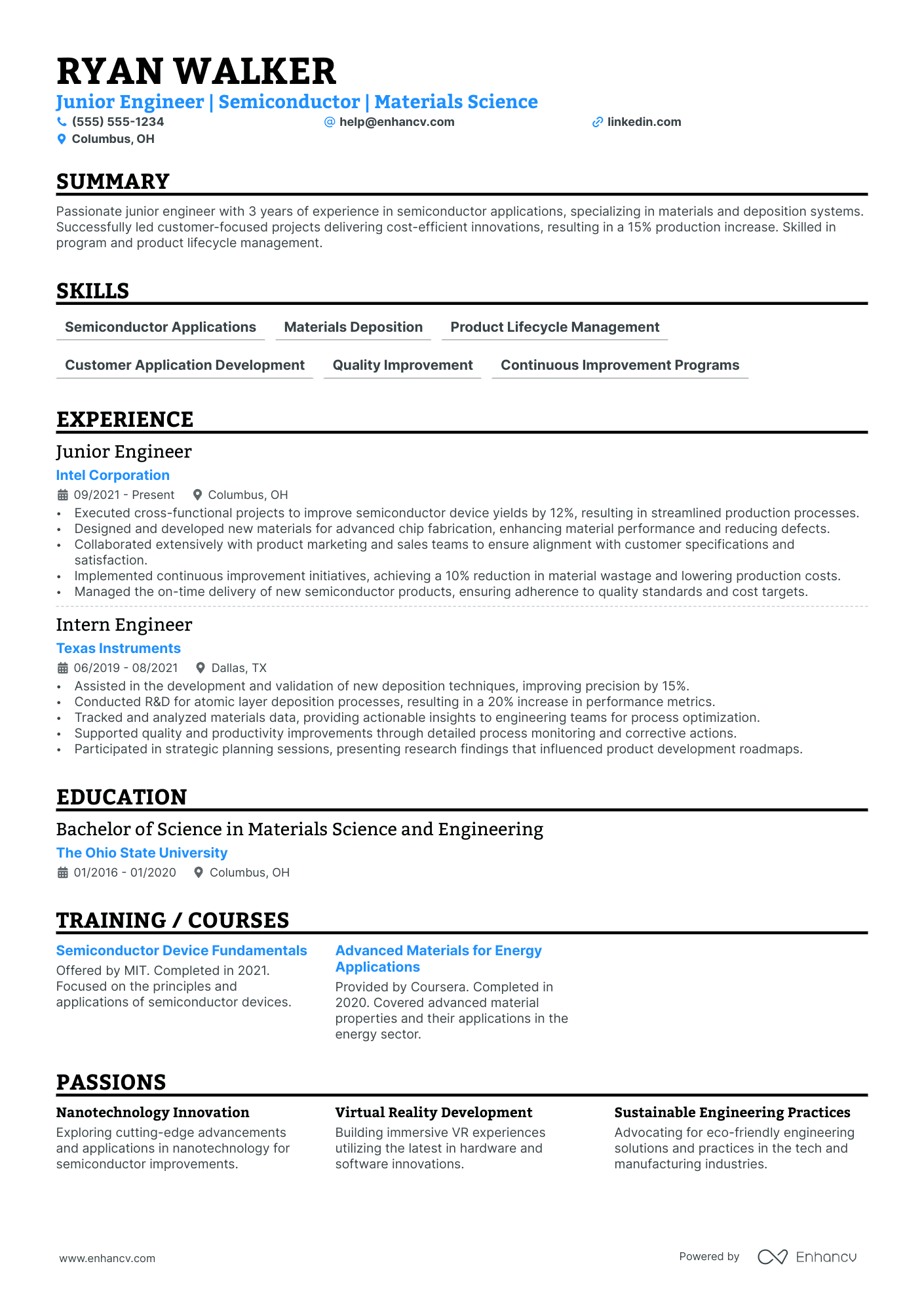 Technical Project Program Manager resume example