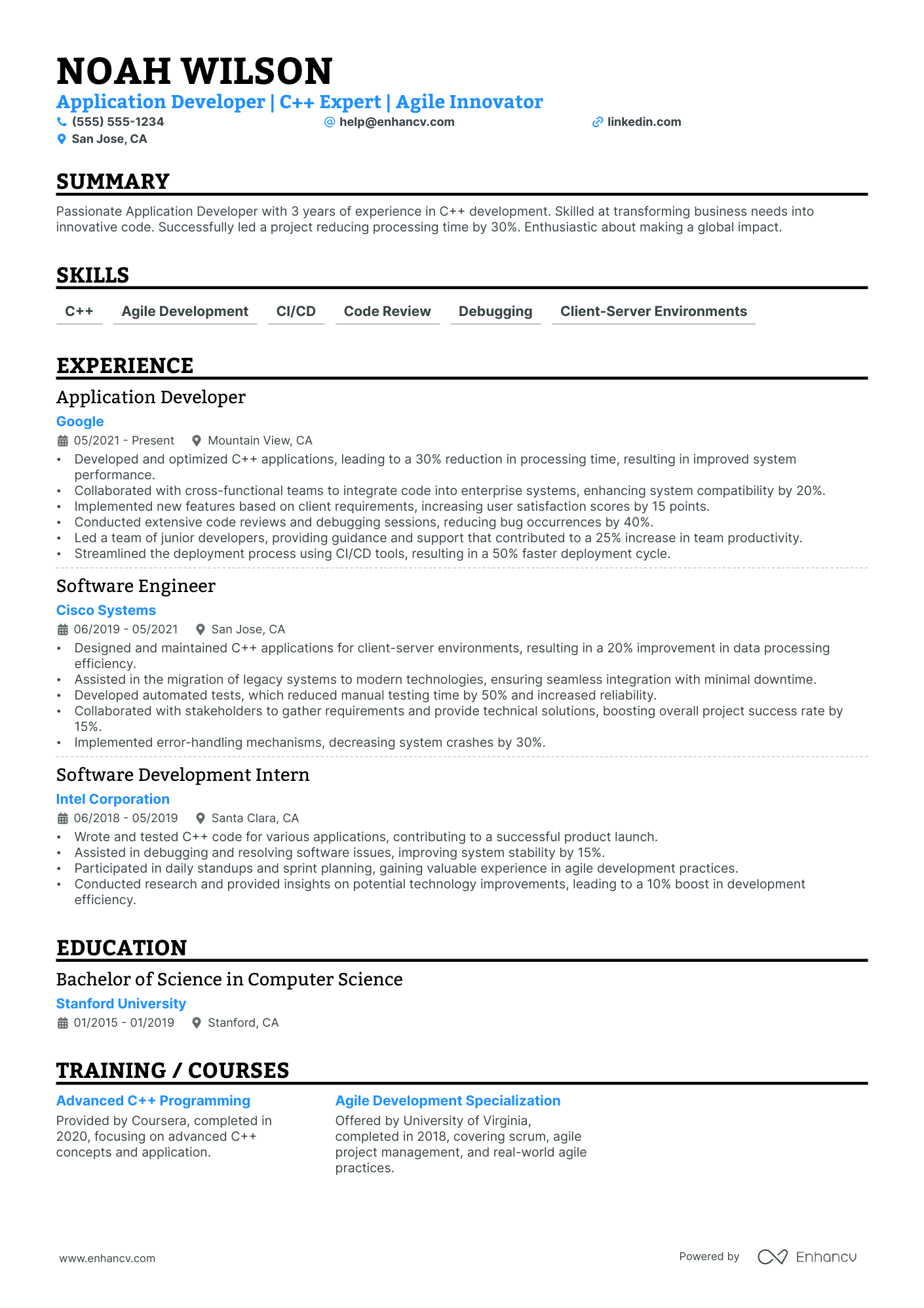 Java Systems Developer resume example