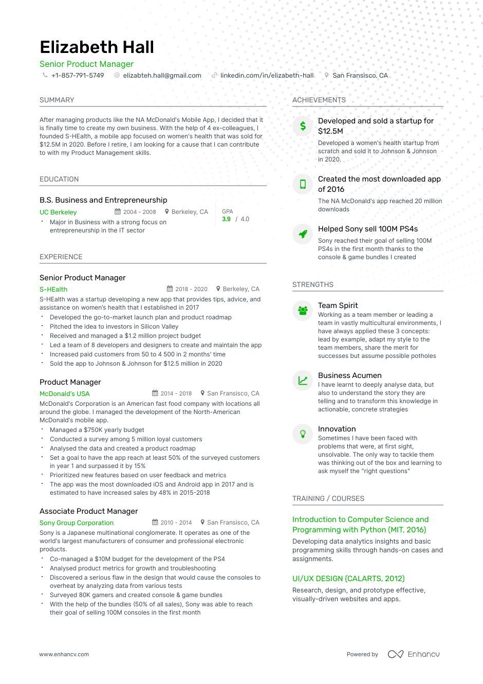 Product Manager Resume Examples & Guide for 20 Layout, Skills ...