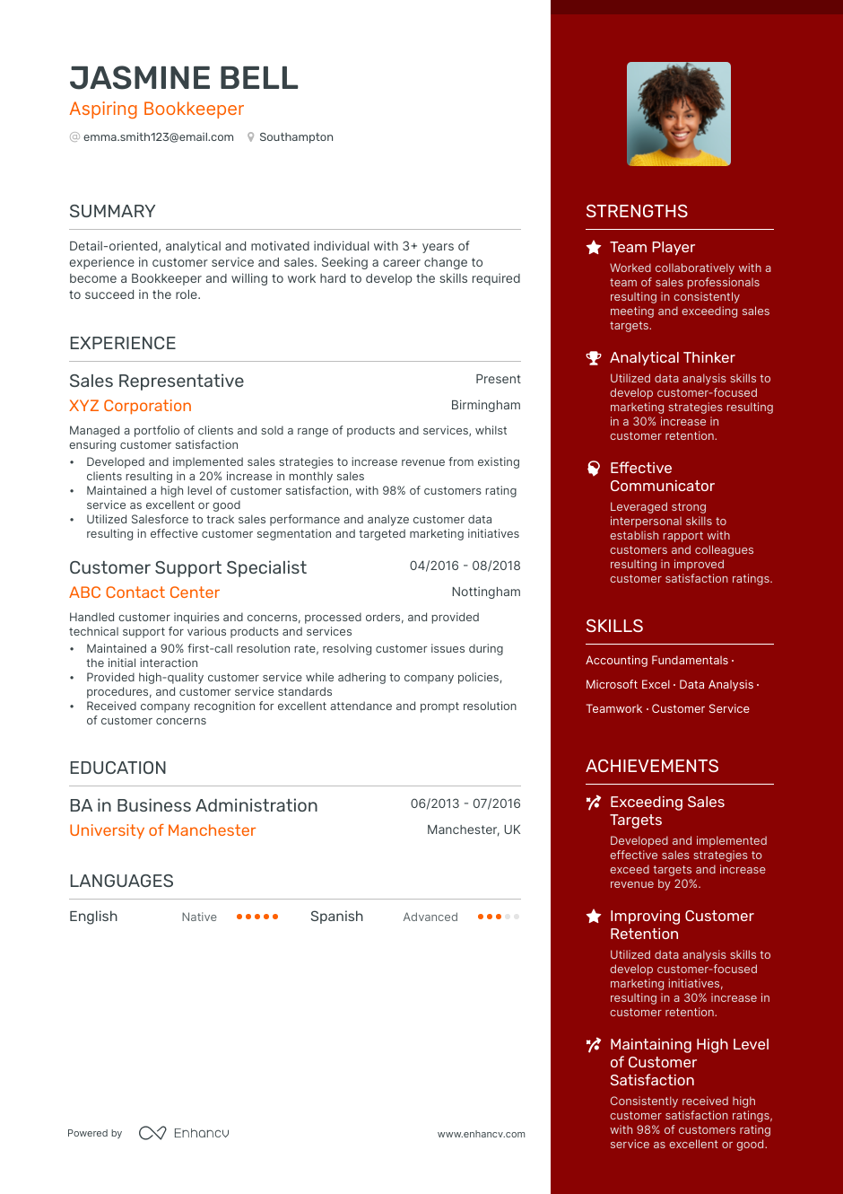 3 Bookkeeper CV Examples for 2023