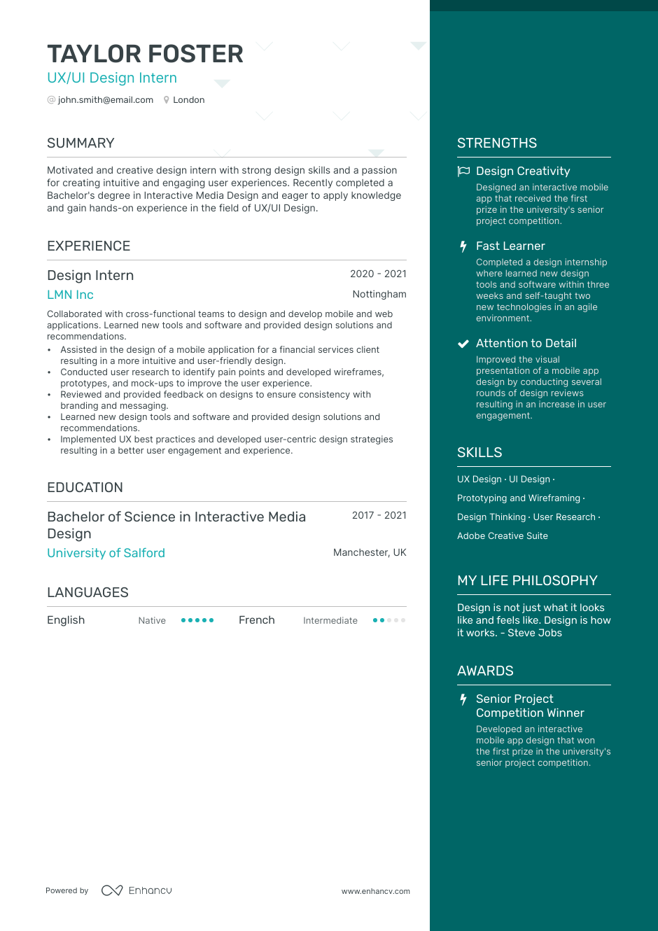 3 Designer CV Examples for 2023