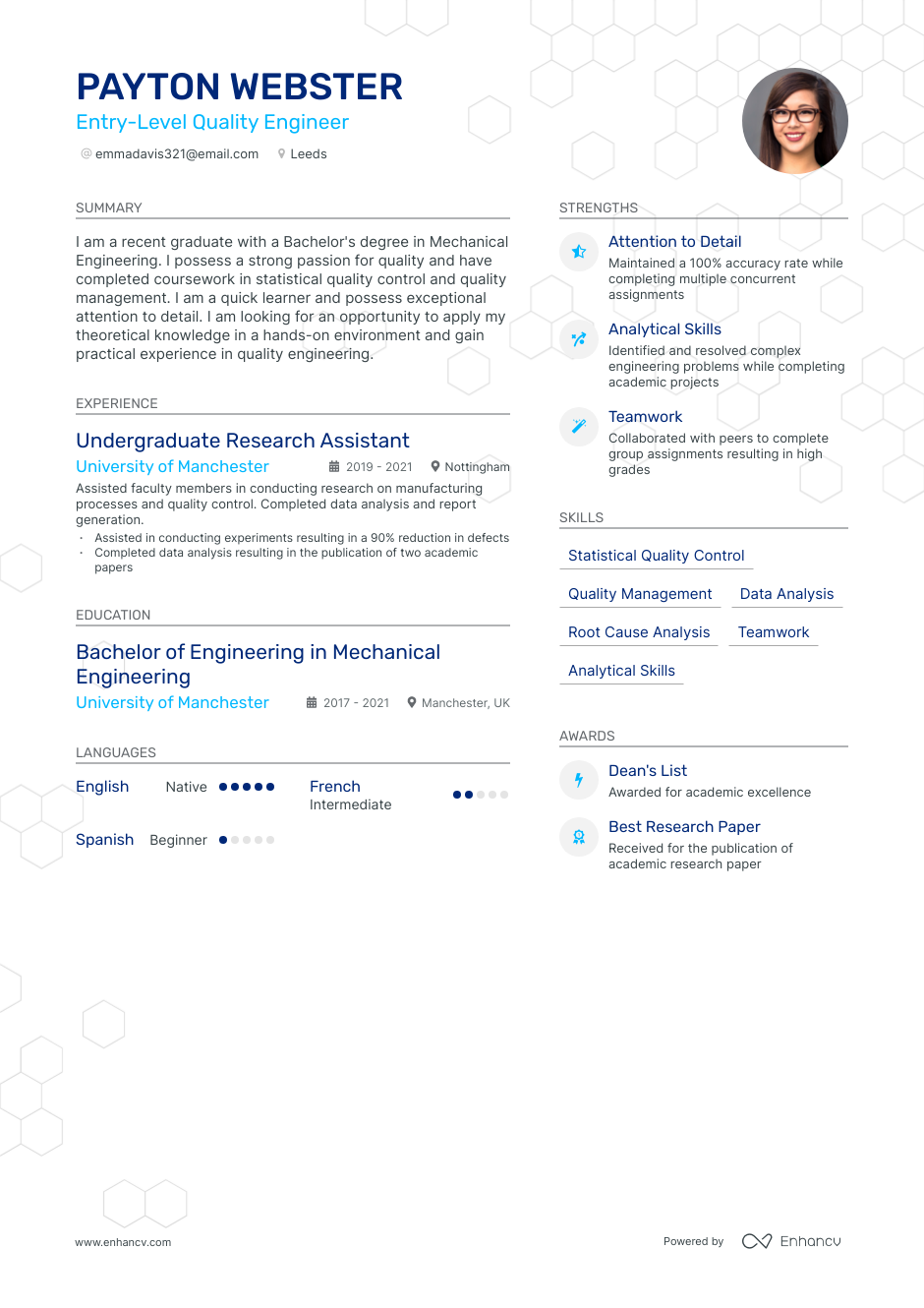 3 Quality Engineer CV Examples for 2023