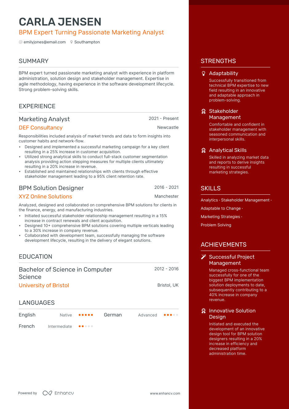 3 System Analyst CV Examples for 2023