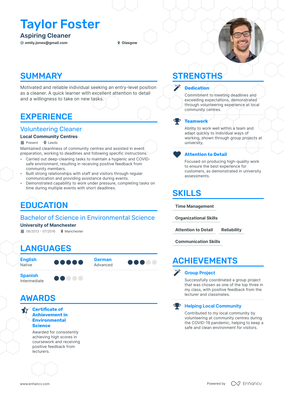 3 Cleaner CV Examples For 2023