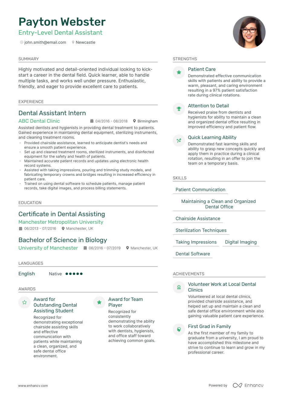 3 Dentist CV Examples For 2023