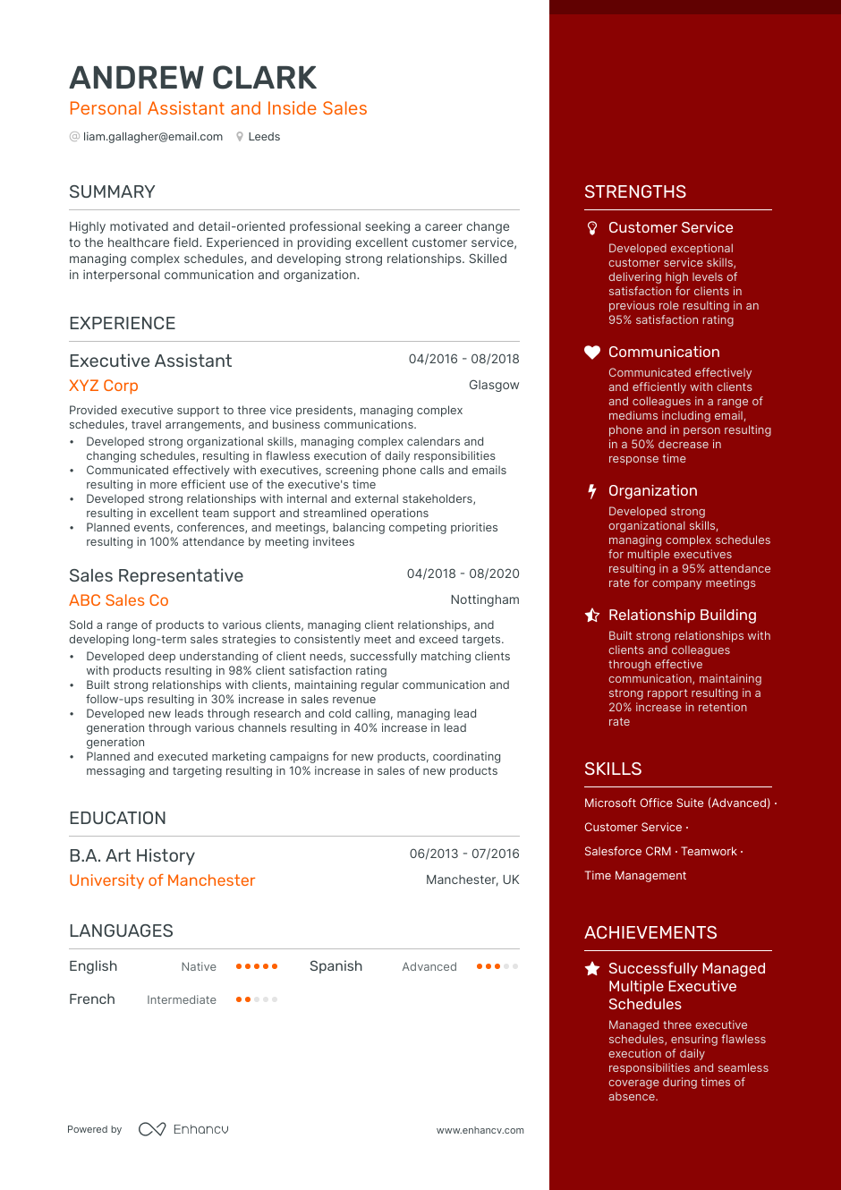 3 Personal Assistant CV Examples for 2023