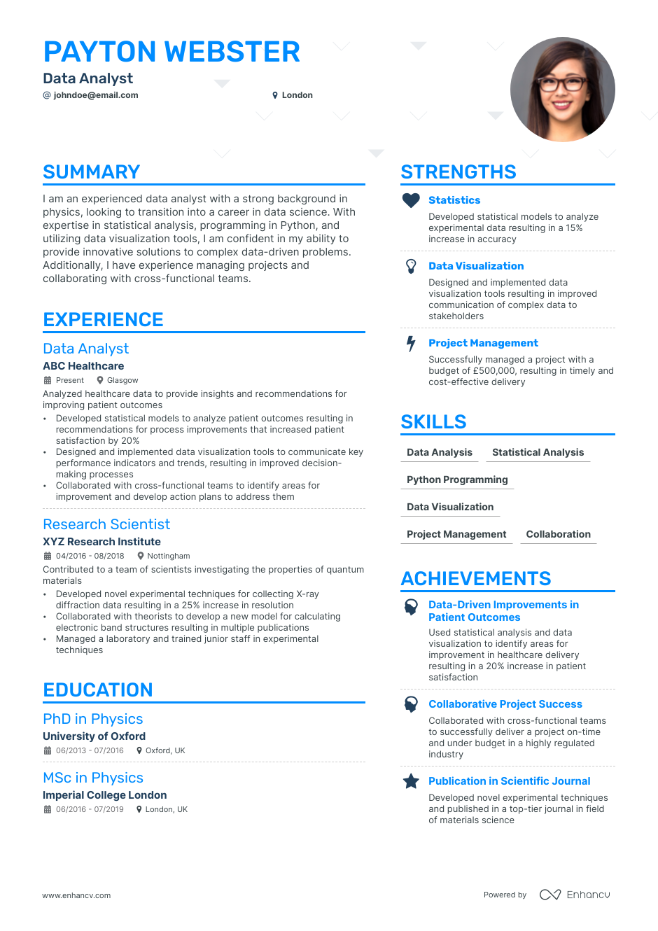 3 Scientist CV Examples for 2023