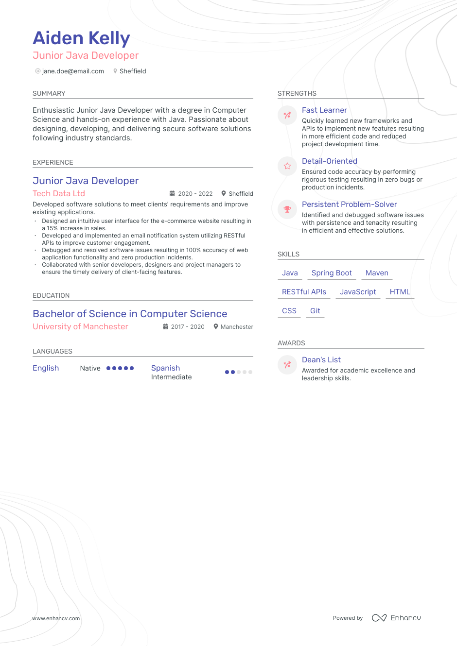 3 Java Developer CV Examples for 2023