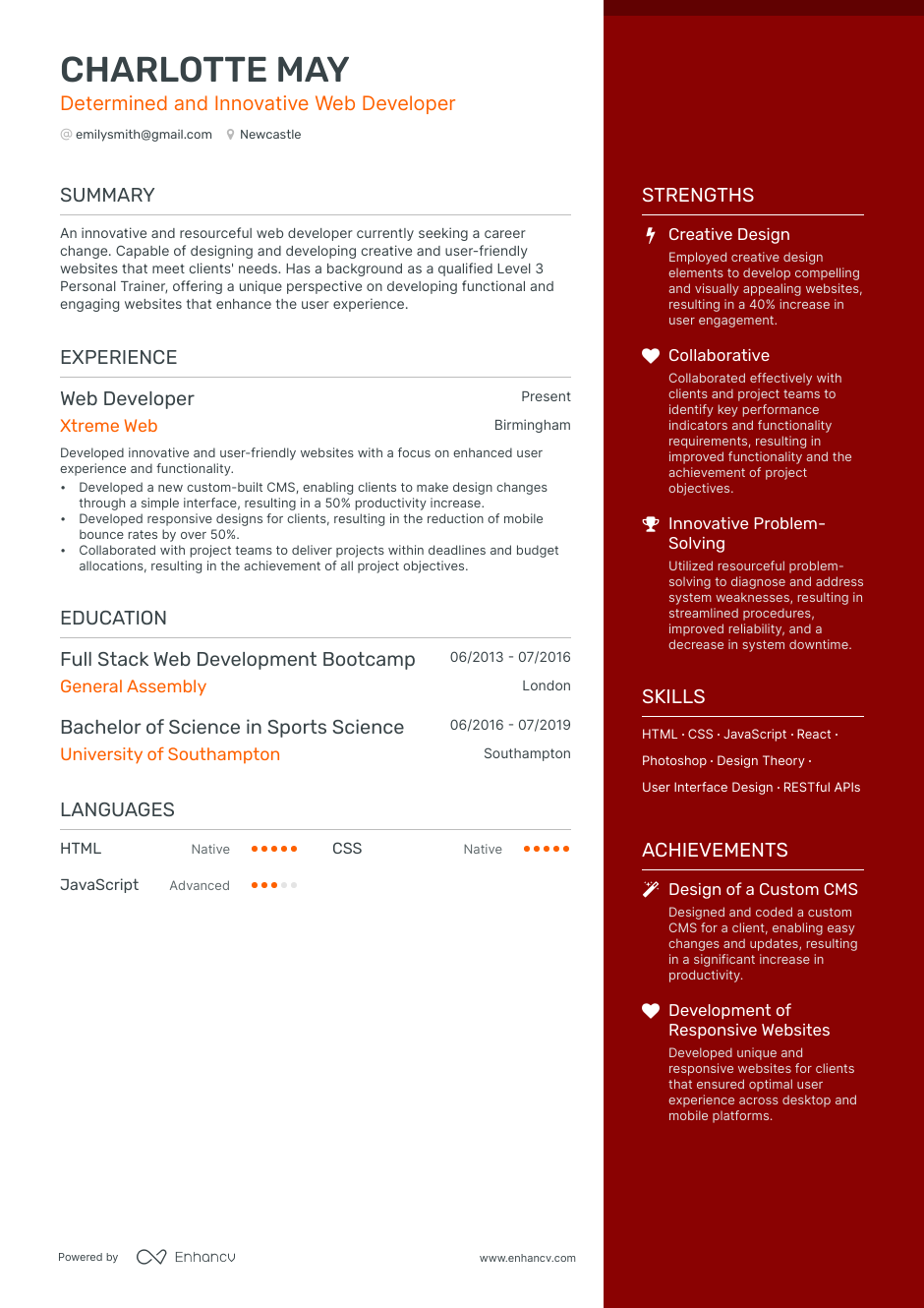 3 Personal Trainer Cv Examples For 2023 2345